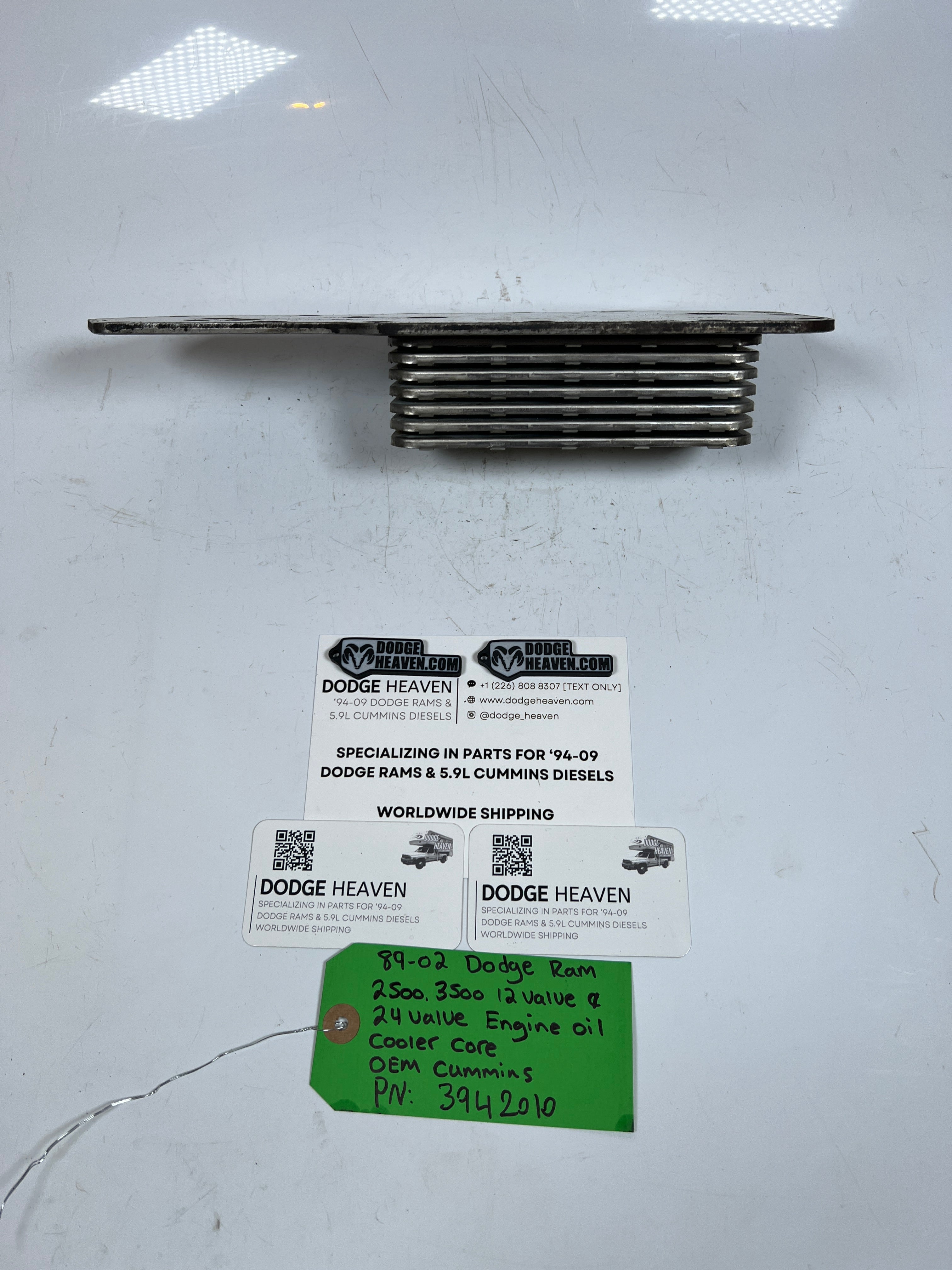 1989-2002 Dodge Ram 12 Valve & 24 Valve Engine Oil Cooler Core