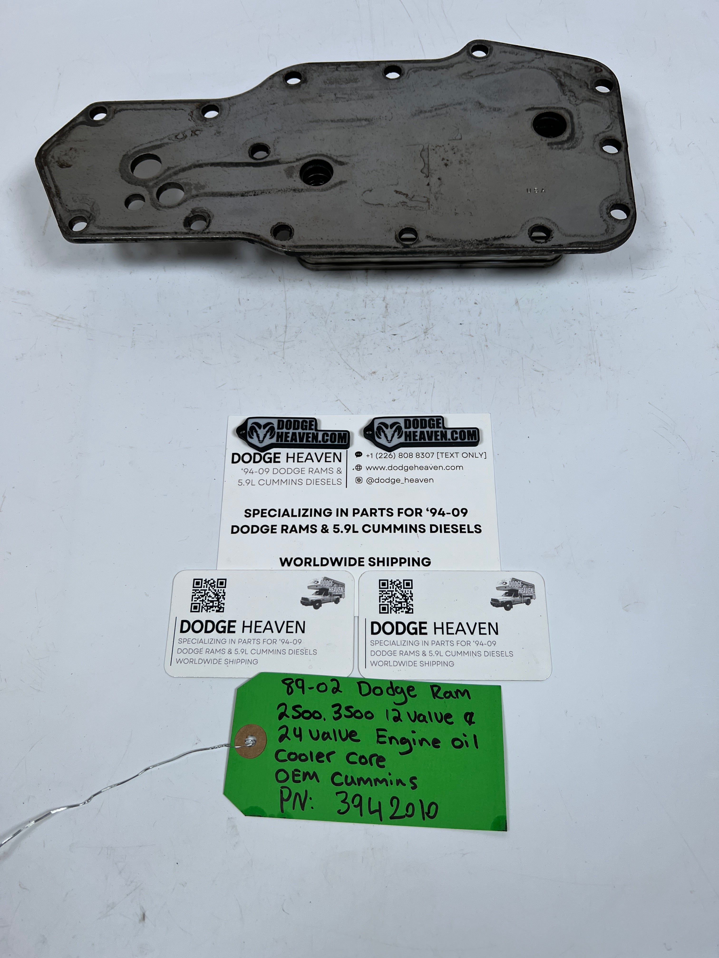 1989-2002 Dodge Ram 12 Valve & 24 Valve Engine Oil Cooler Core