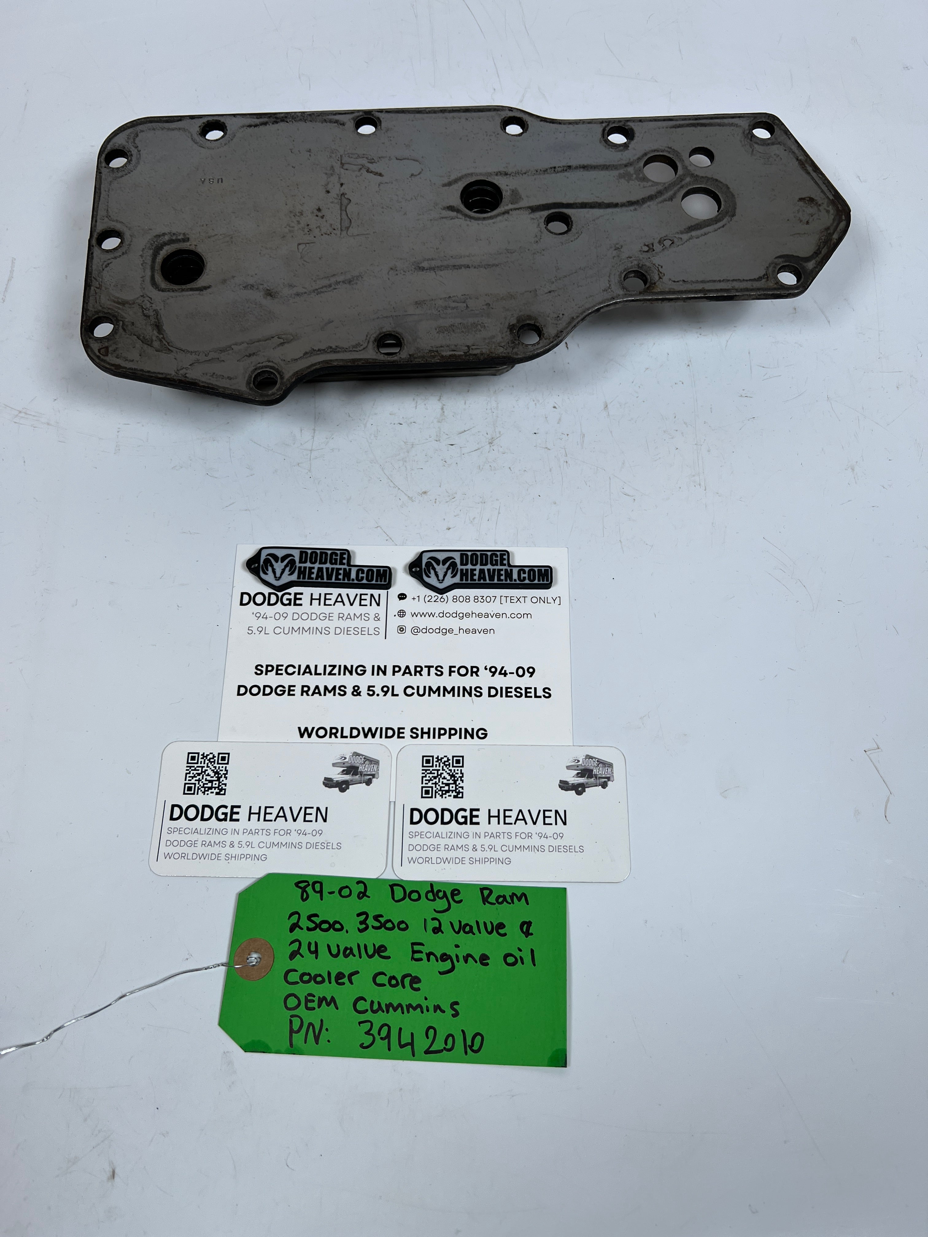 1989-2002 Dodge Ram 12 Valve & 24 Valve Engine Oil Cooler Core