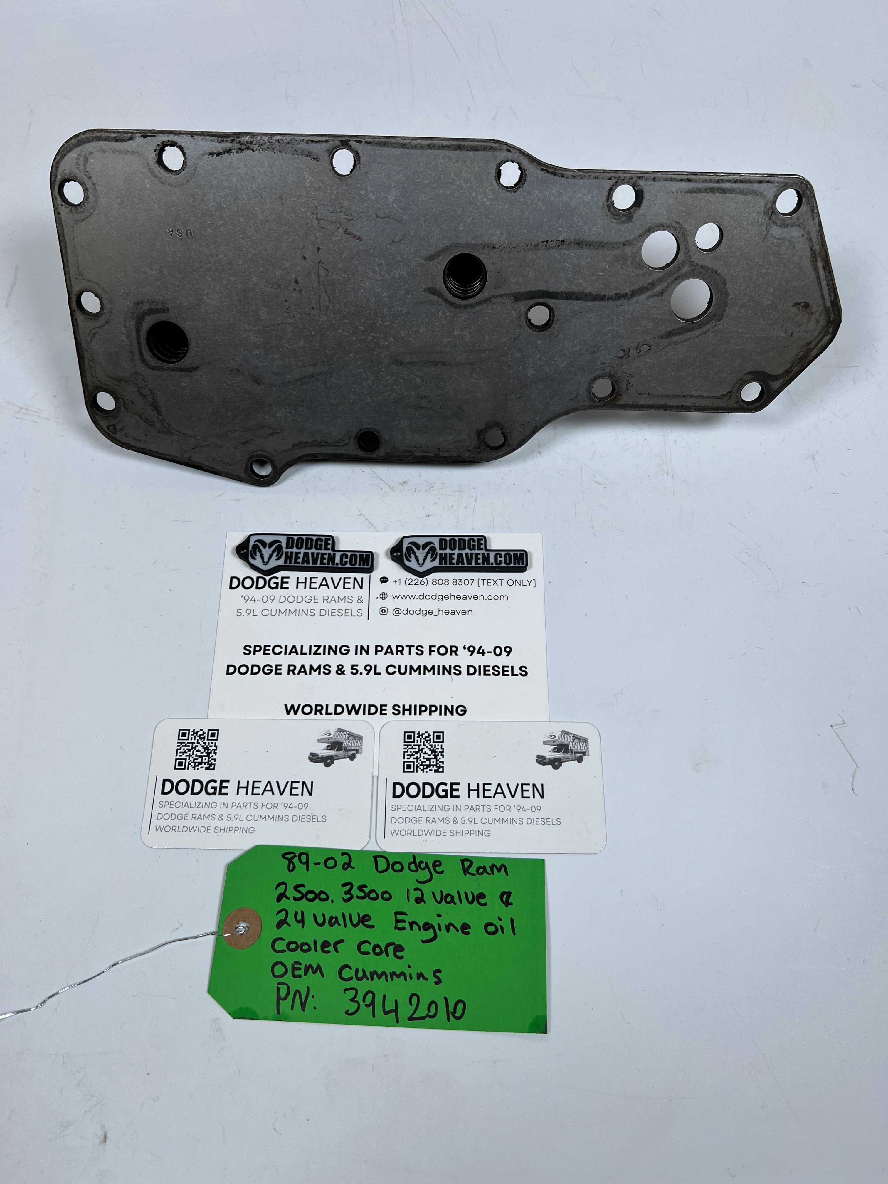 1989-2002 Dodge Ram 12 Valve & 24 Valve Engine Oil Cooler Core