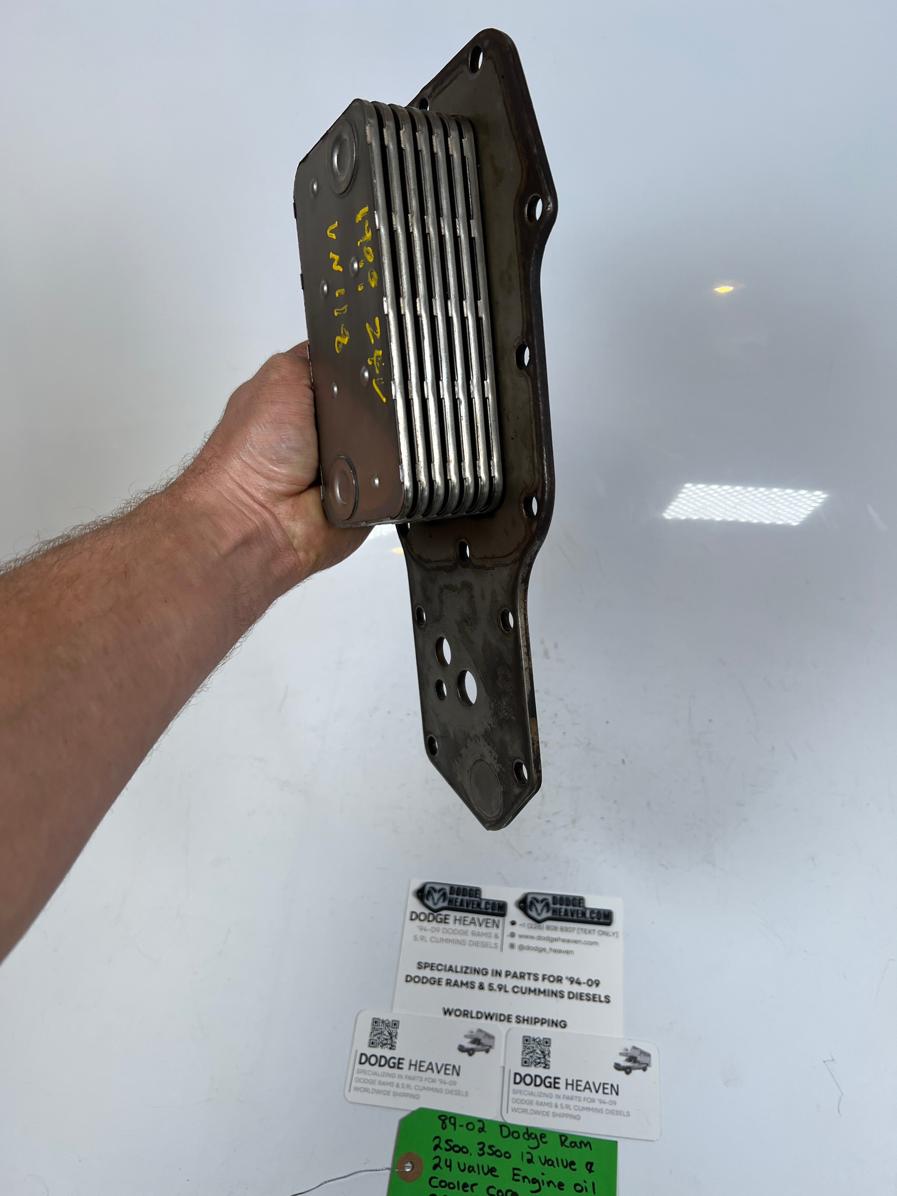 1989-2002 Dodge Ram 12 Valve & 24 Valve Engine Oil Cooler Core