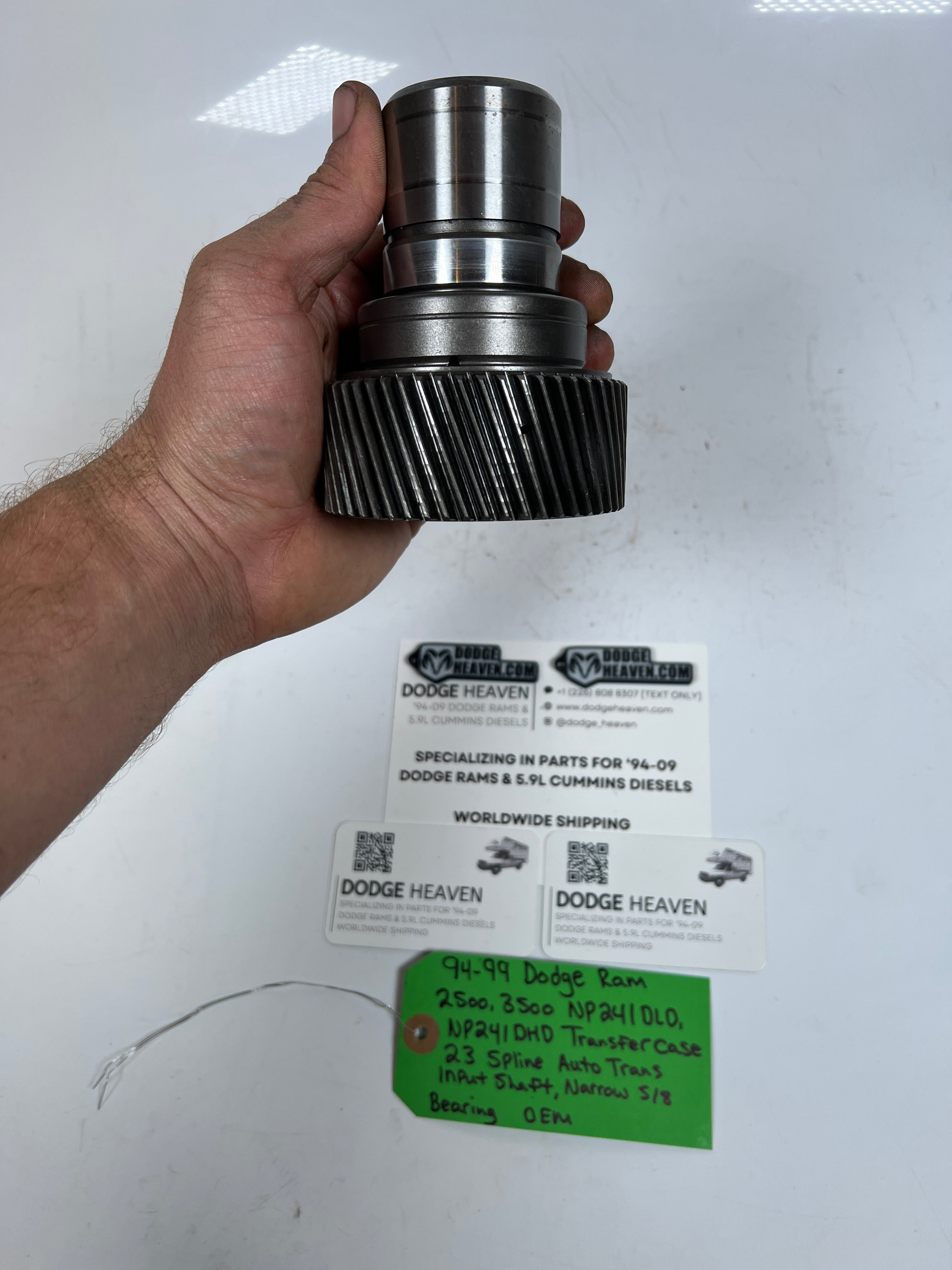 1994-1999 Dodge Ram 241DLD 241DHD 23-Spline Input Shaft 5/8 Narrow Bearing