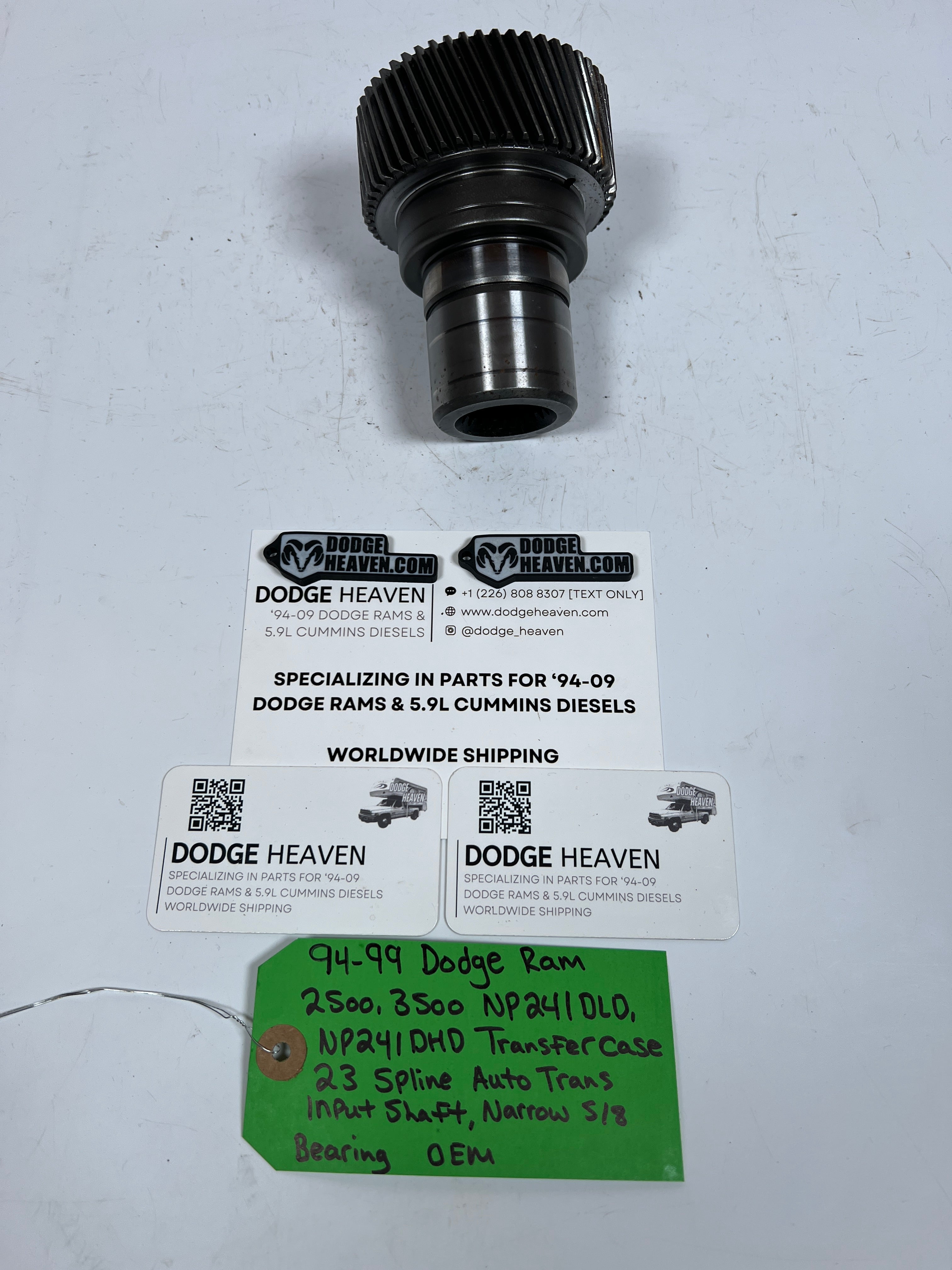 1994-1999 Dodge Ram 241DLD 241DHD 23-Spline Input Shaft 5/8 Narrow Bearing