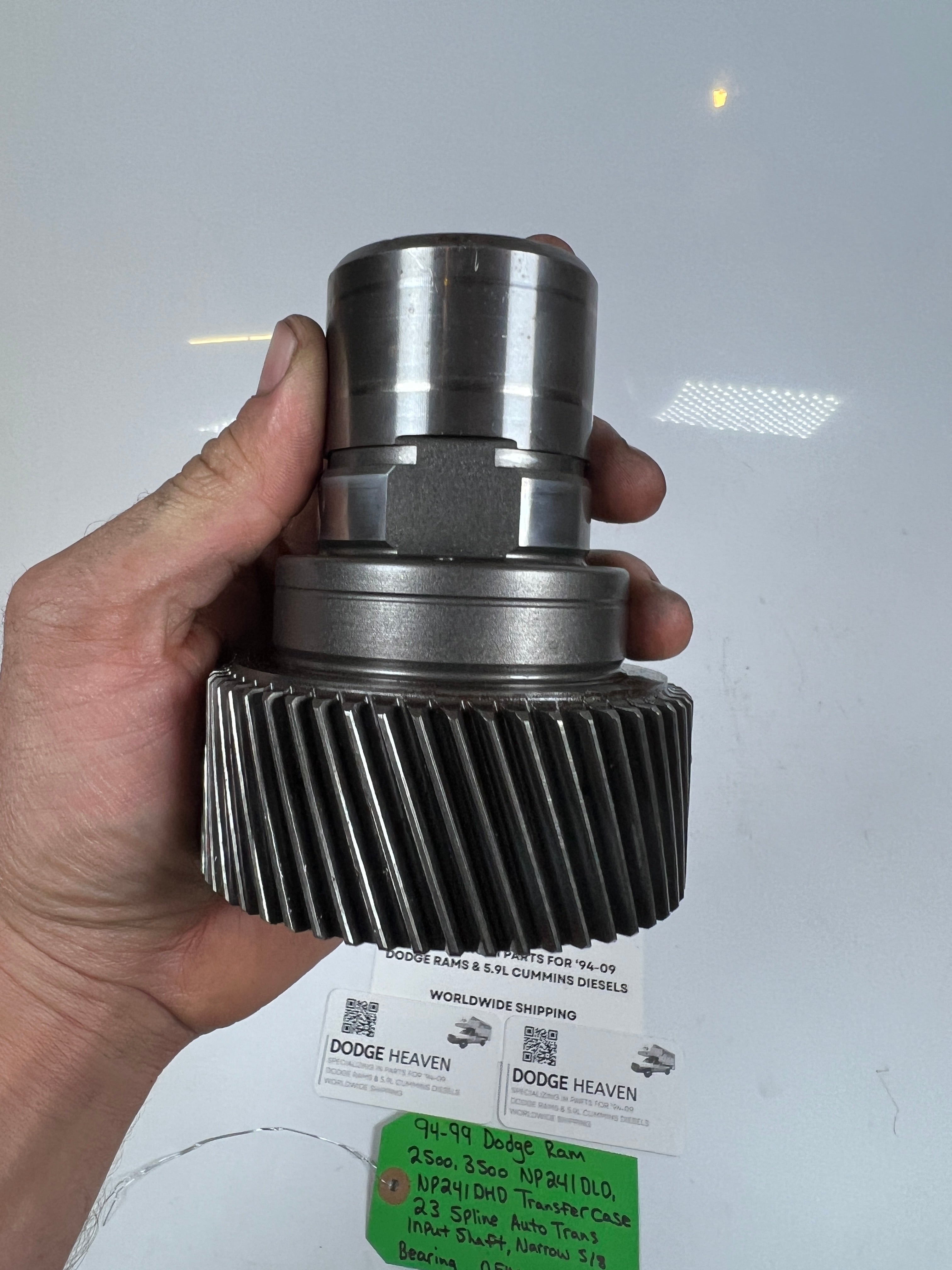 1994-1999 Dodge Ram 241DLD 241DHD 23-Spline Input Shaft 5/8 Narrow Bearing