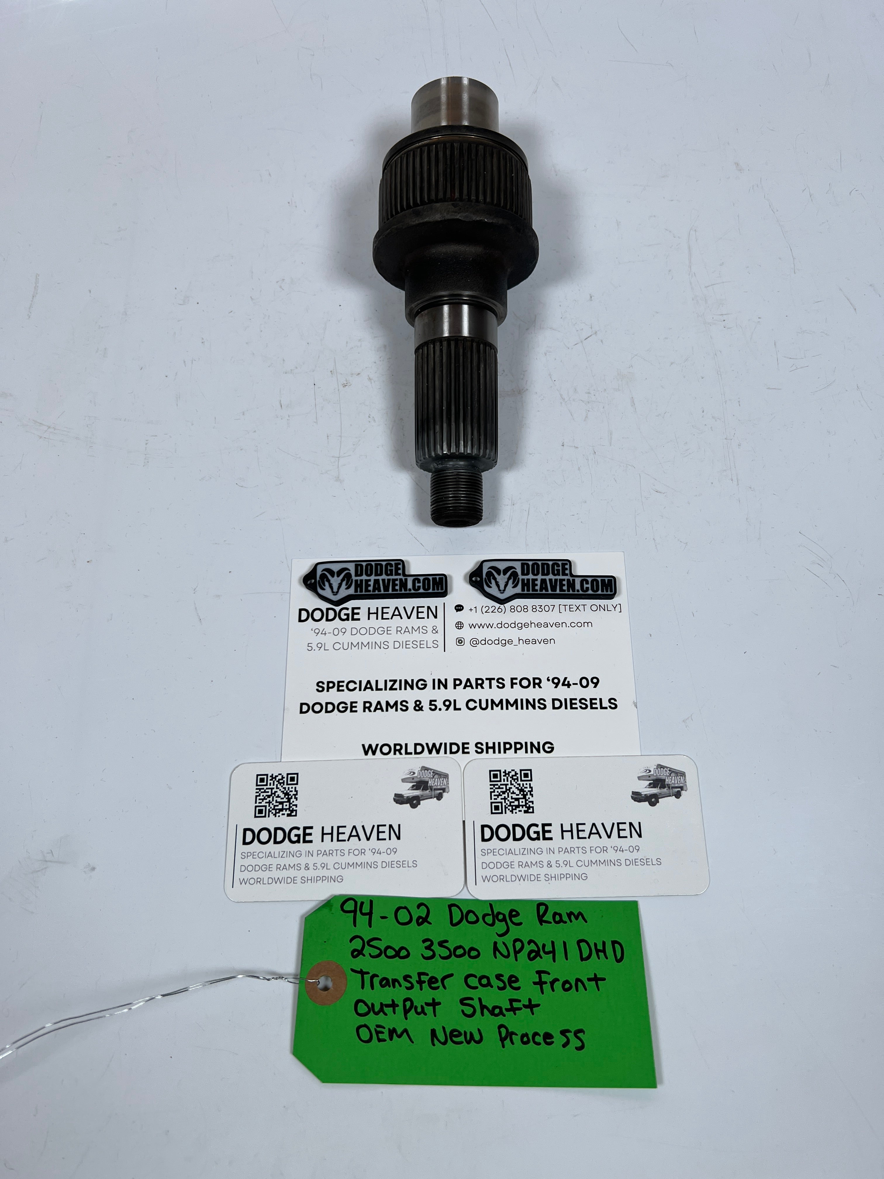 1994-2002 Dodge Ram 241DHD Transfer Case Front Output Shaft OEM New Process