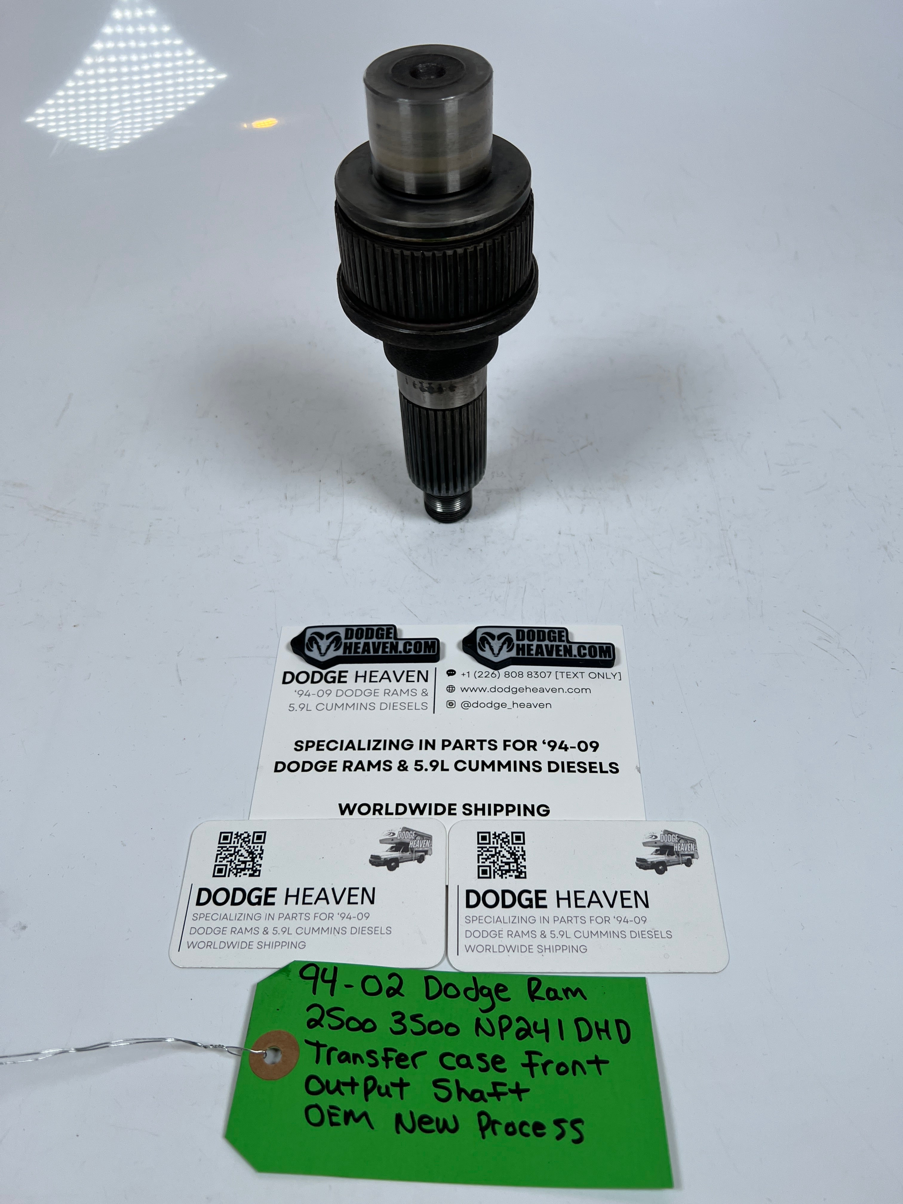 1994-2002 Dodge Ram 241DHD Transfer Case Front Output Shaft OEM New Process