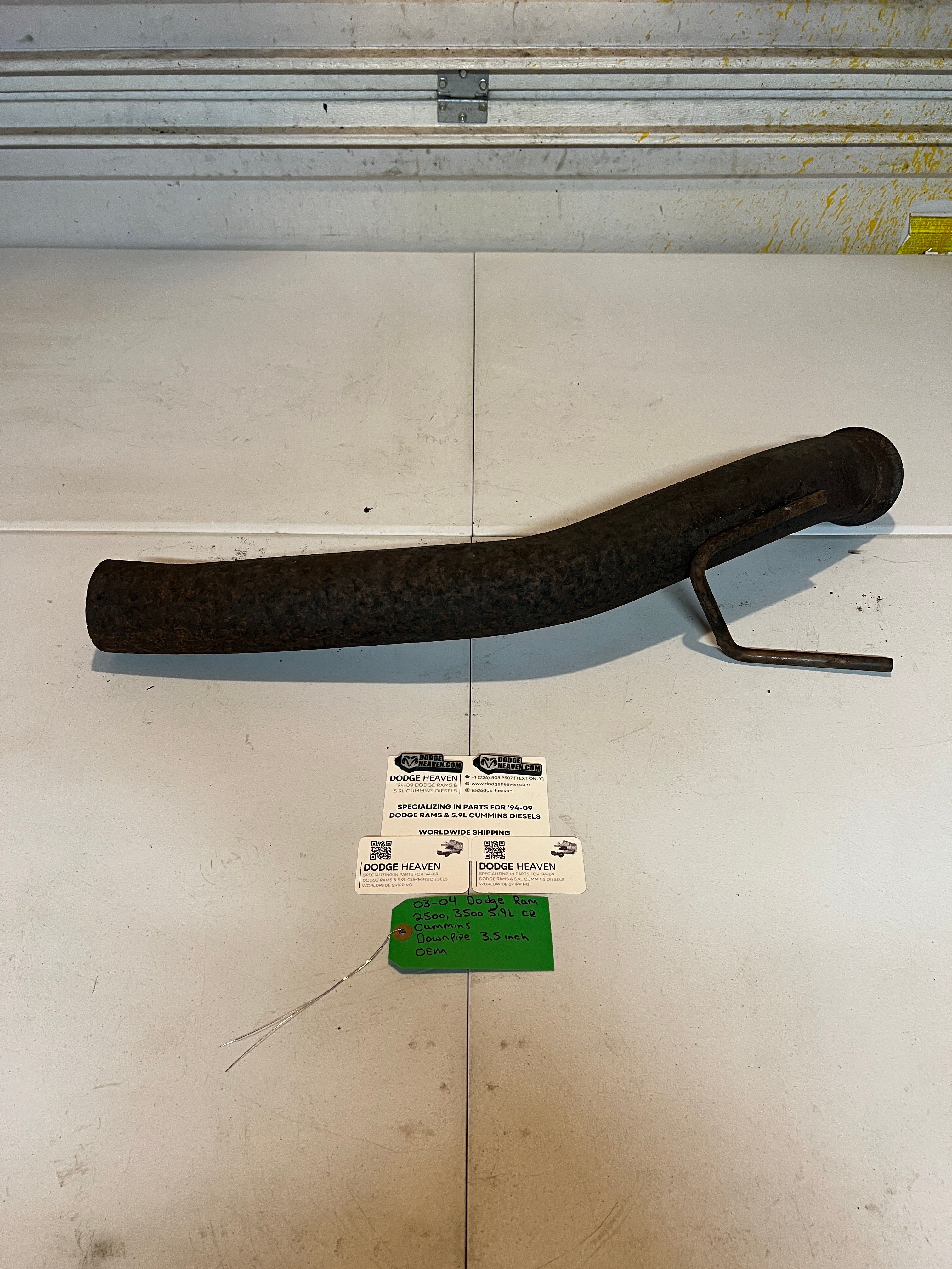 2003-2004 Dodge Ram 2500 3500 5.9L Cummins Downpipe Exhaust Pipe 3.5 inch