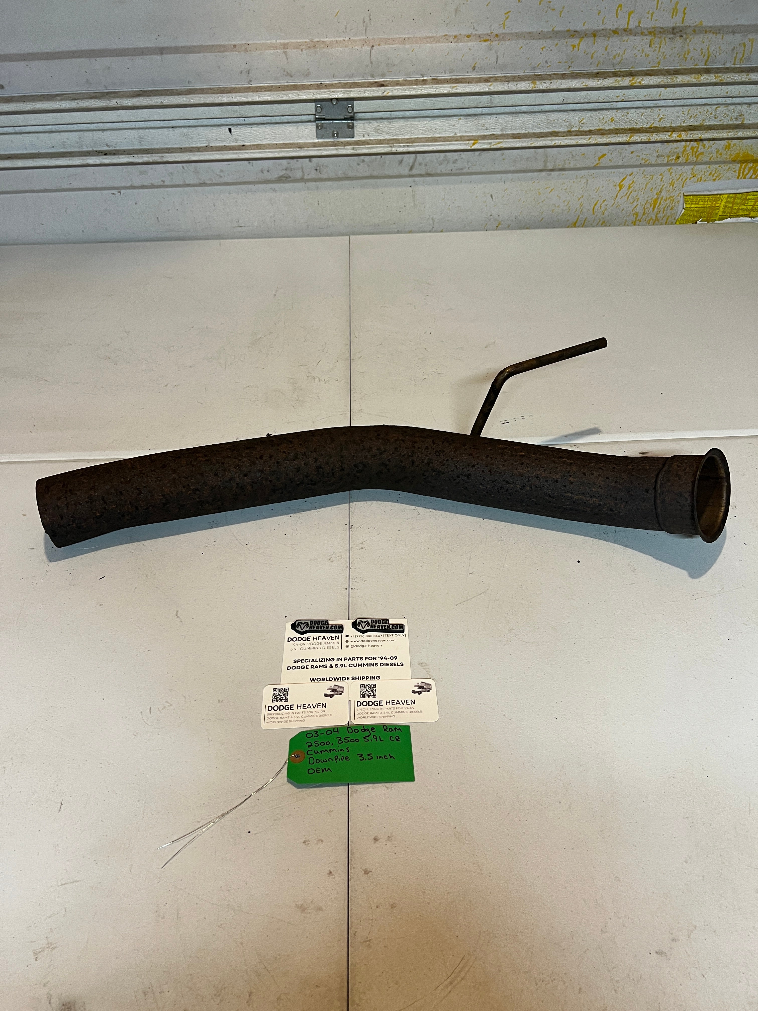 2003-2004 Dodge Ram 2500 3500 5.9L Cummins Downpipe Exhaust Pipe 3.5 inch