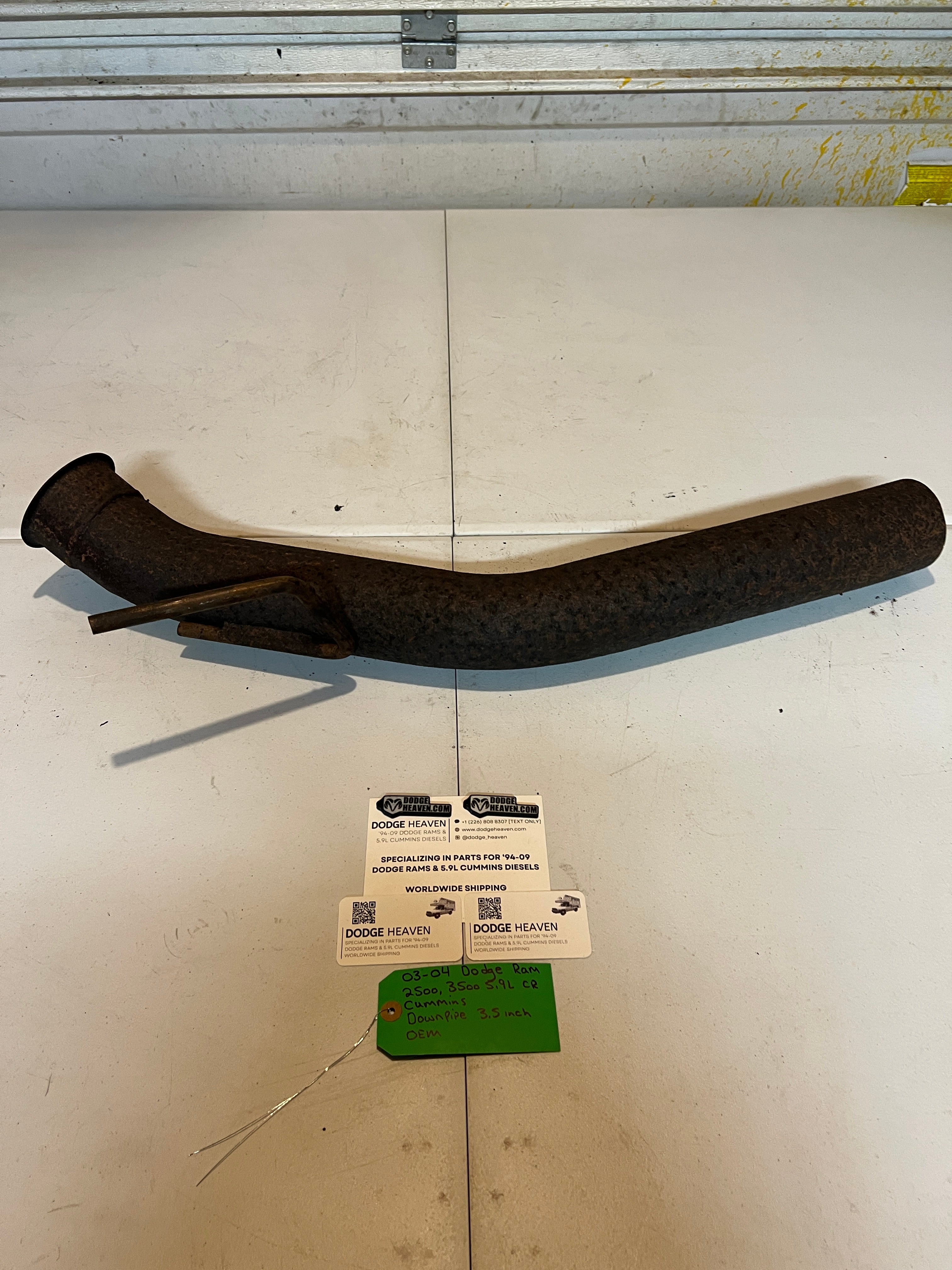 2003-2004 Dodge Ram 2500 3500 5.9L Cummins Downpipe Exhaust Pipe 3.5 inch