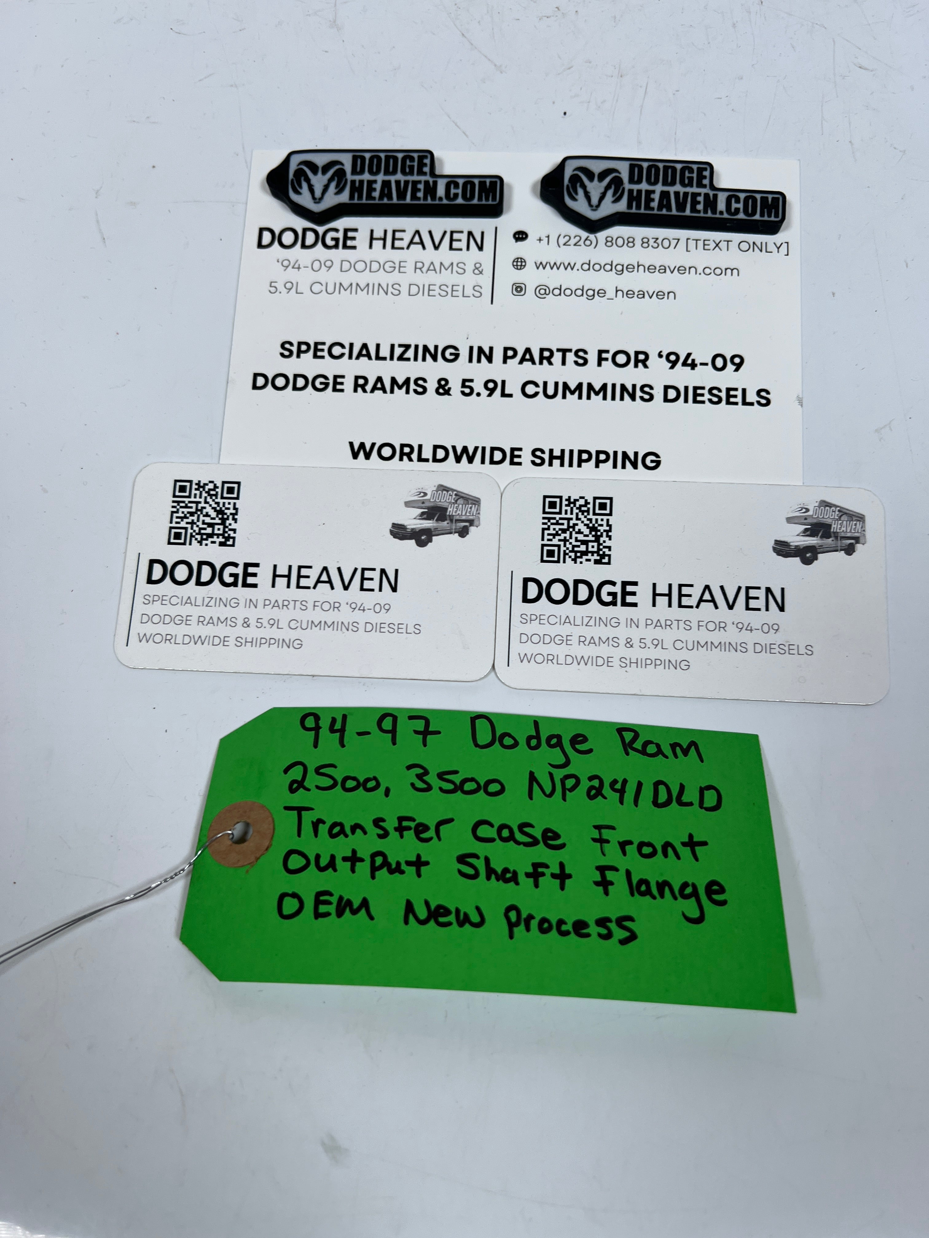 1994-1997 Dodge Ram 2500 3500 241DLD Transfer Case Front Output Shaft Flange