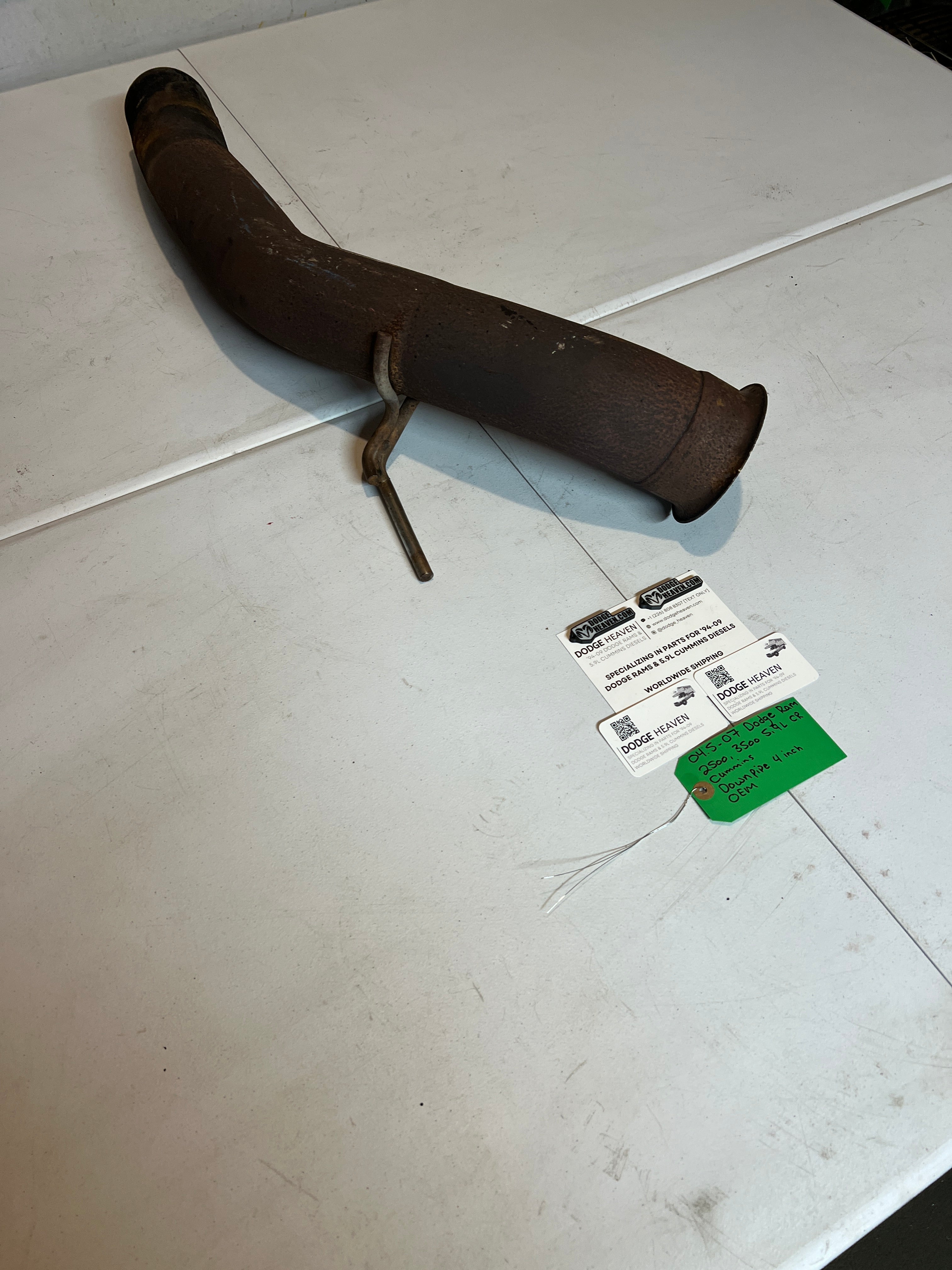 2004.5-2007 Dodge Ram 5.9L Cummins Downpipe Exhaust Pipe 4 Inch