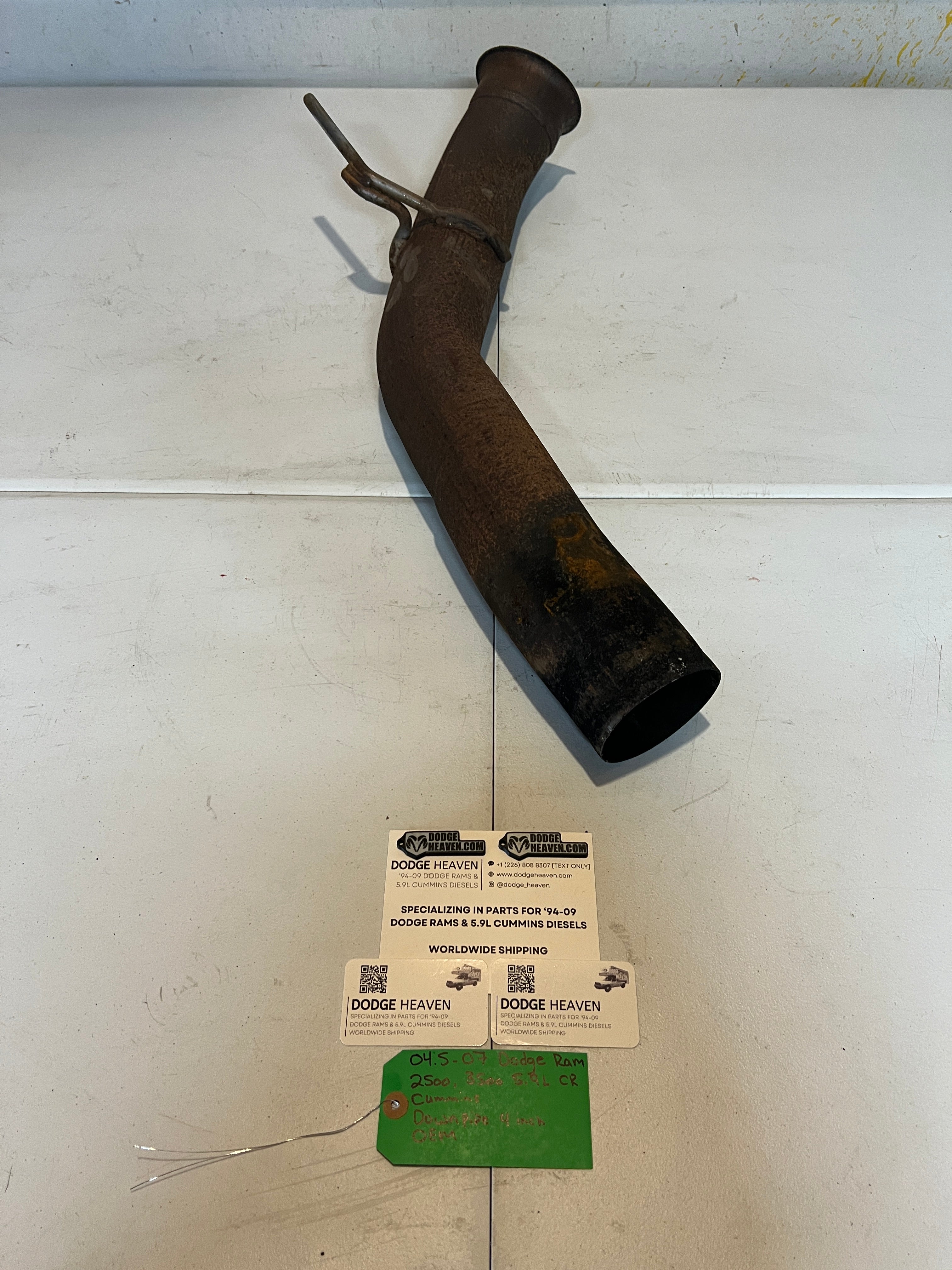 2004.5-2007 Dodge Ram 5.9L Cummins Downpipe Exhaust Pipe 4 Inch