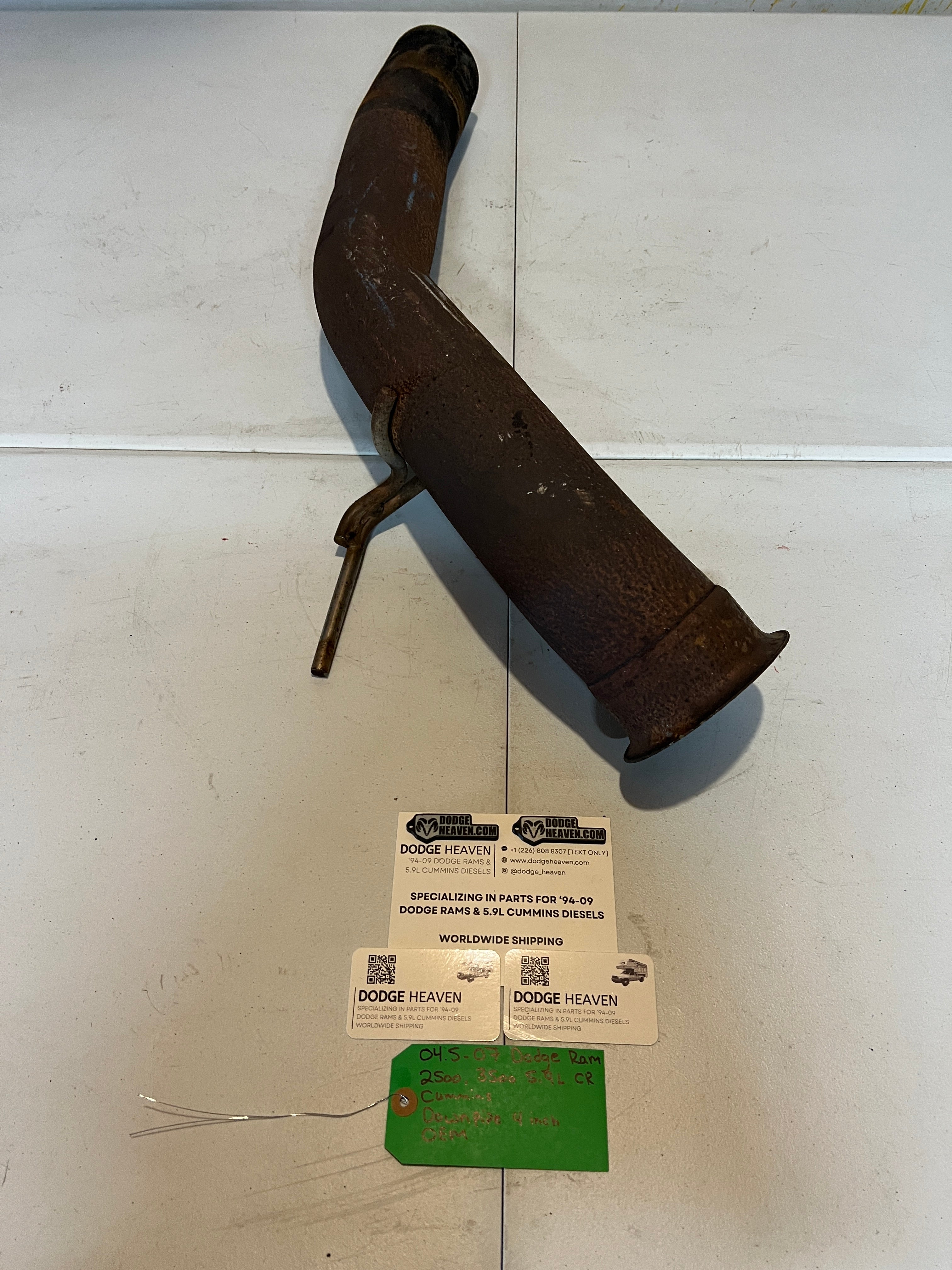 2004.5-2007 Dodge Ram 5.9L Cummins Downpipe Exhaust Pipe 4 Inch