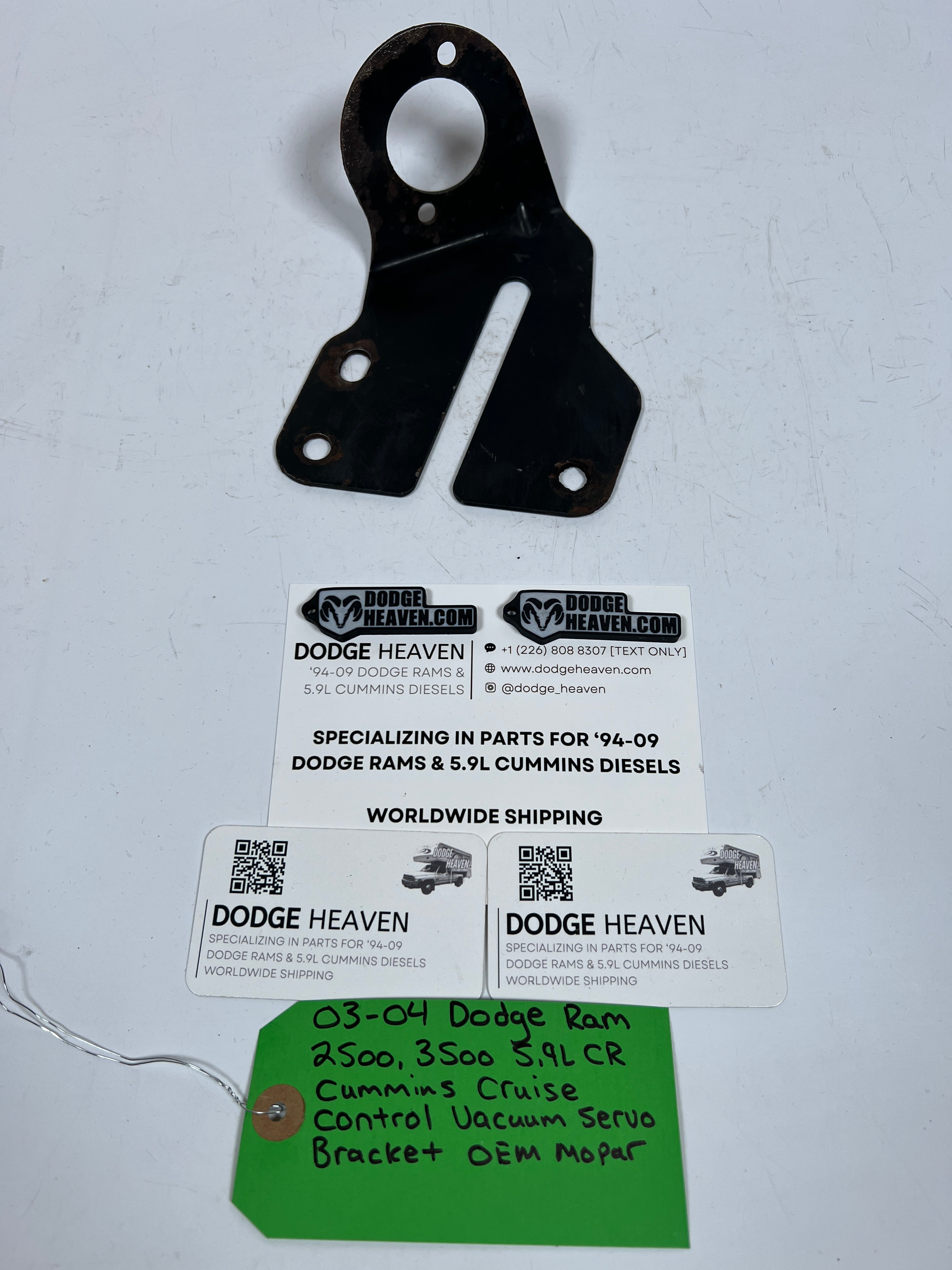 2003-2004 Dodge Ram 2500 3500 5.9L Cummins Cruise Control Vacuum Servo Bracket