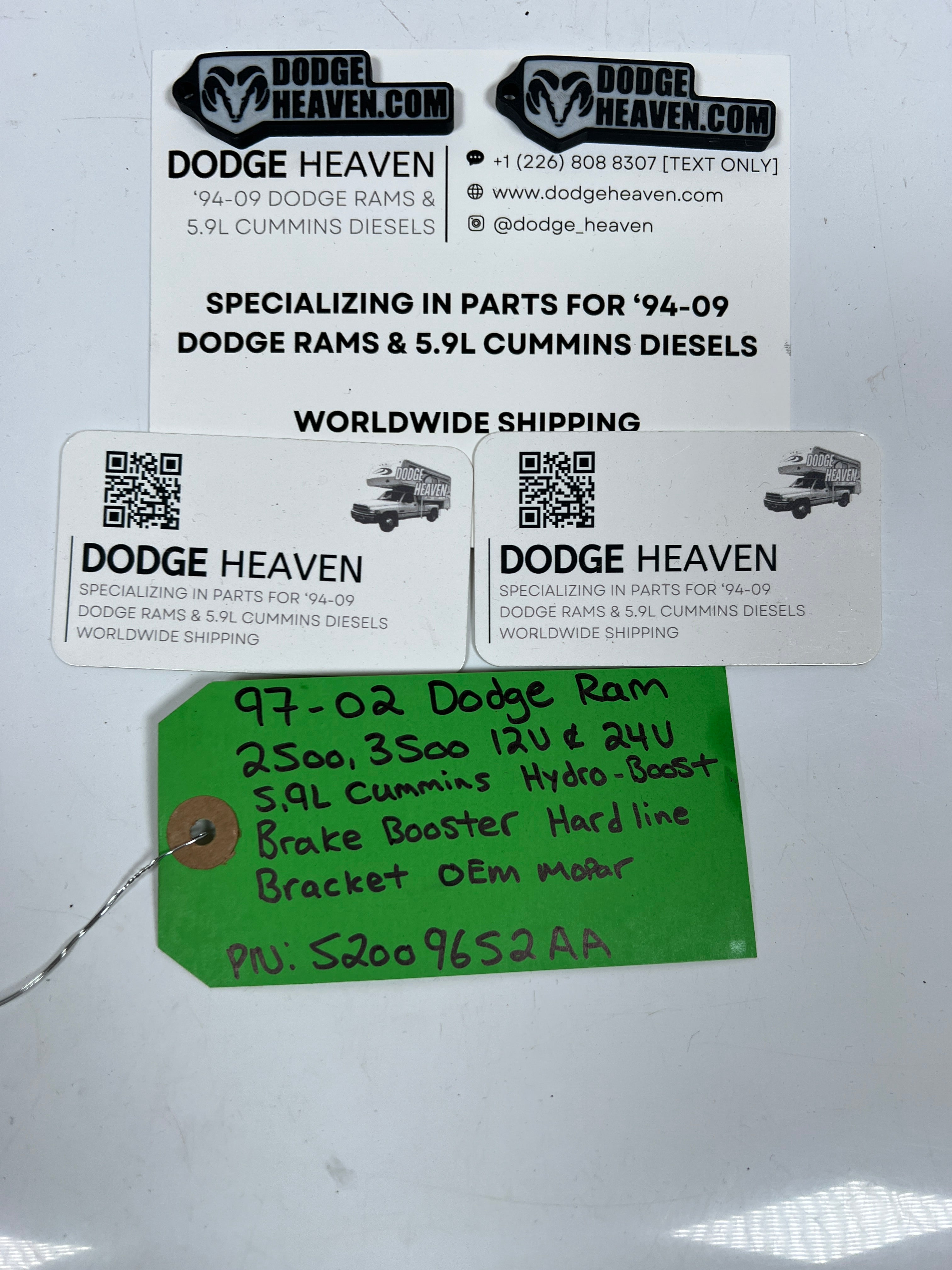 1997-2002 Dodge Ram 12V & 24V Hydro Boost Hard Line Bracket