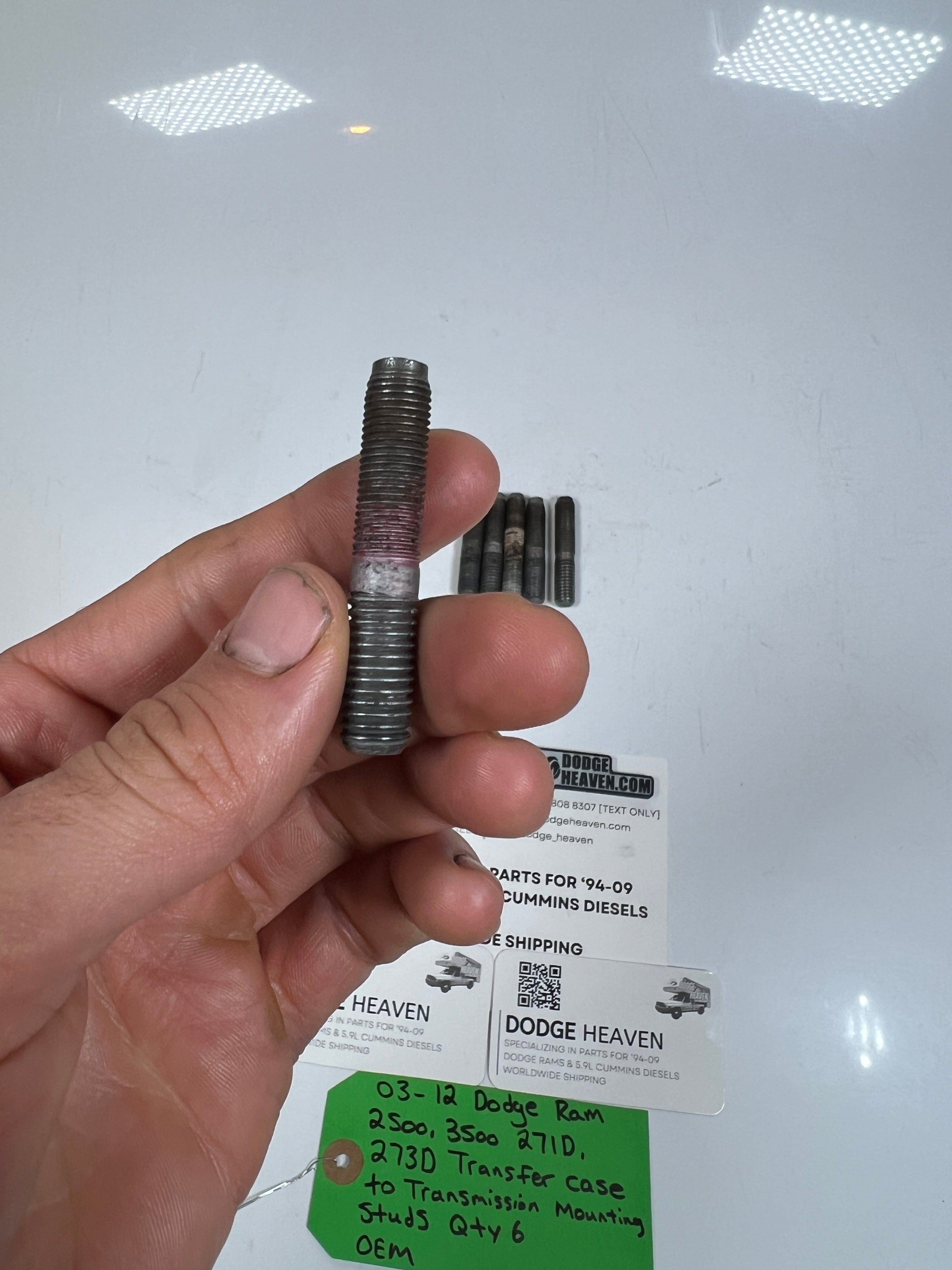 2003-2012 Dodge Ram 271D 273D Transfer Case to Transmission Mounting Studs QTY 6