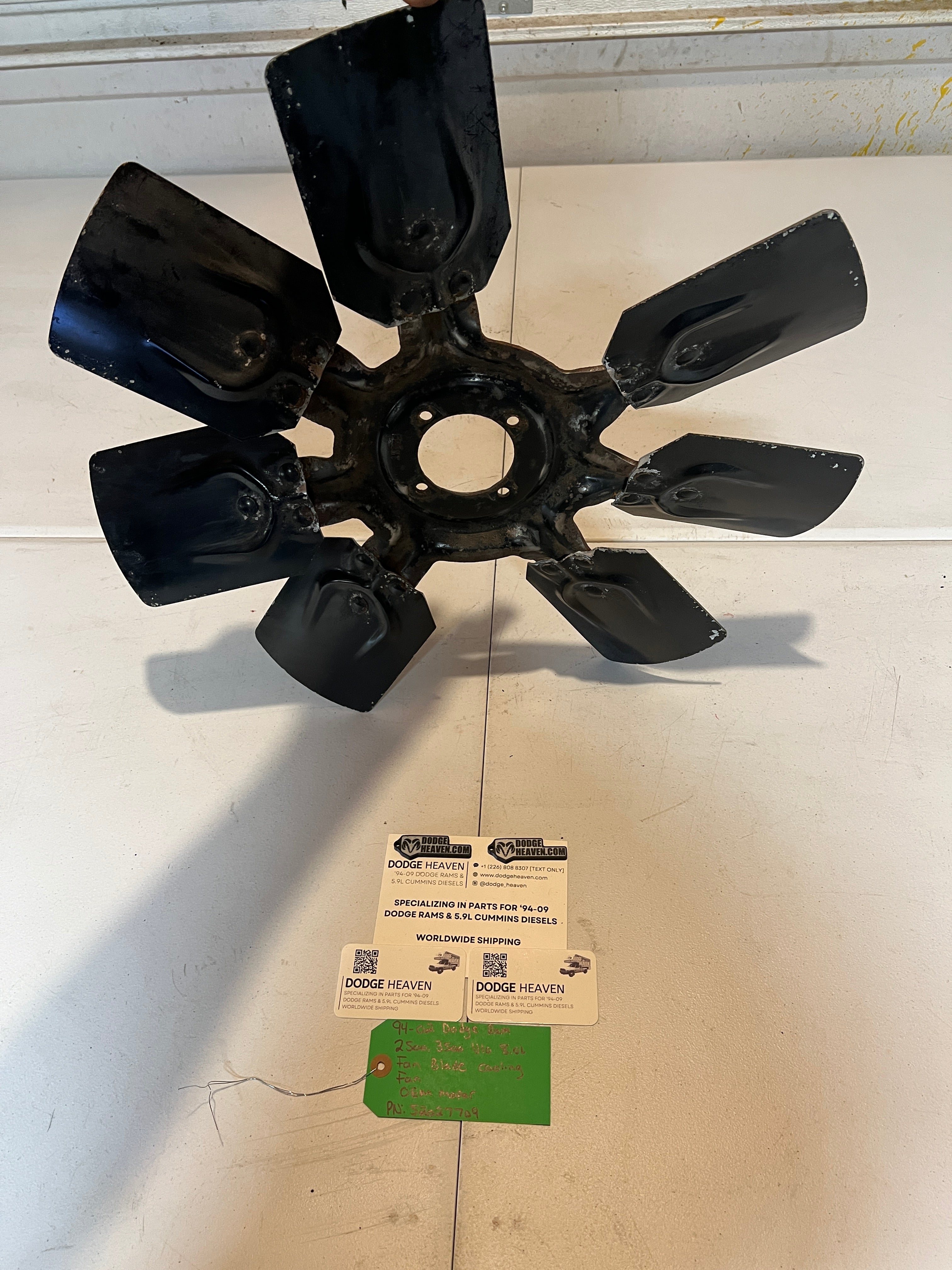 1994-2002 Dodge Ram 2500 3500 V10 8.0L Fan Blade Cooling Fan