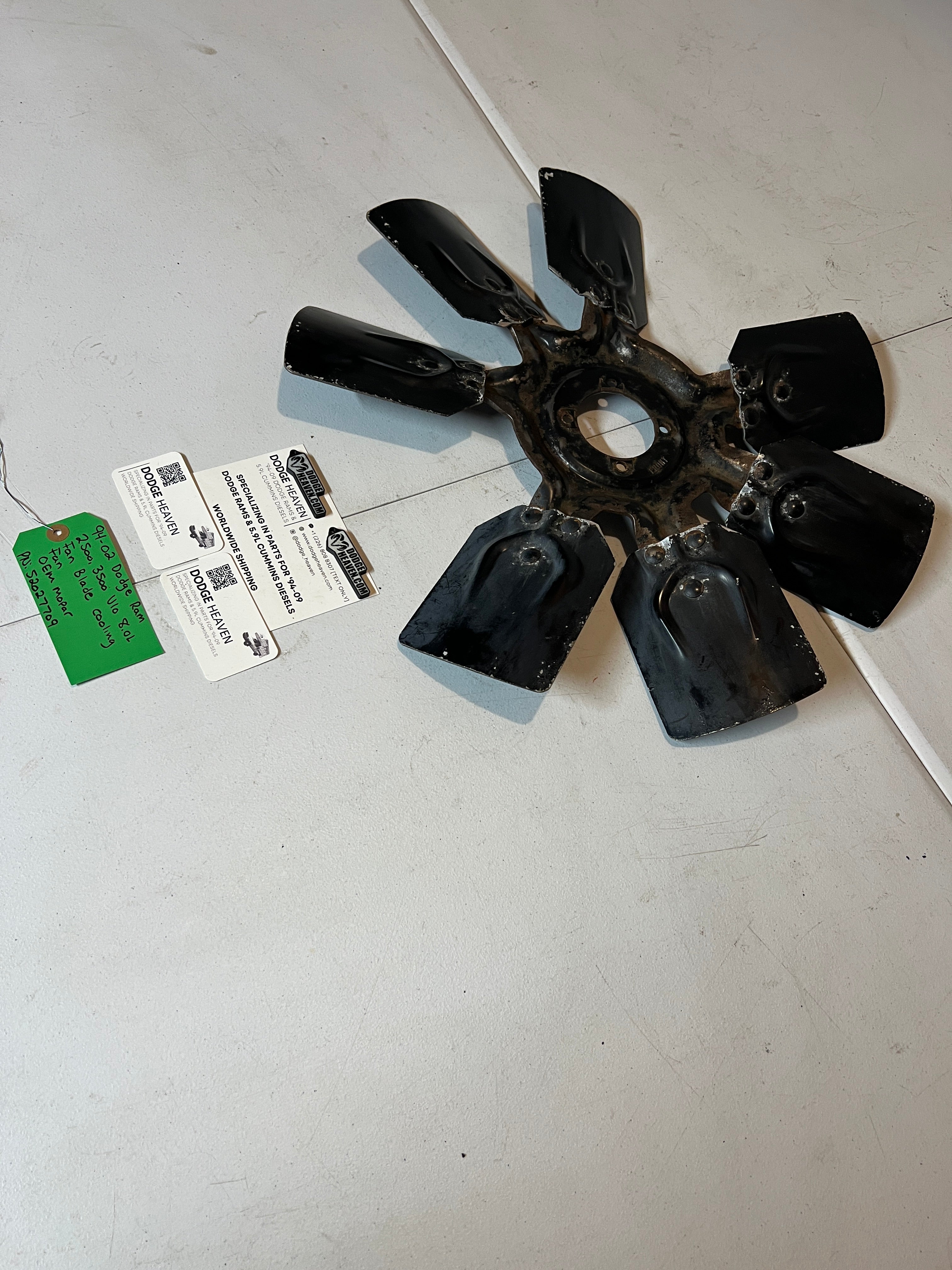 1994-2002 Dodge Ram 2500 3500 V10 8.0L Fan Blade Cooling Fan