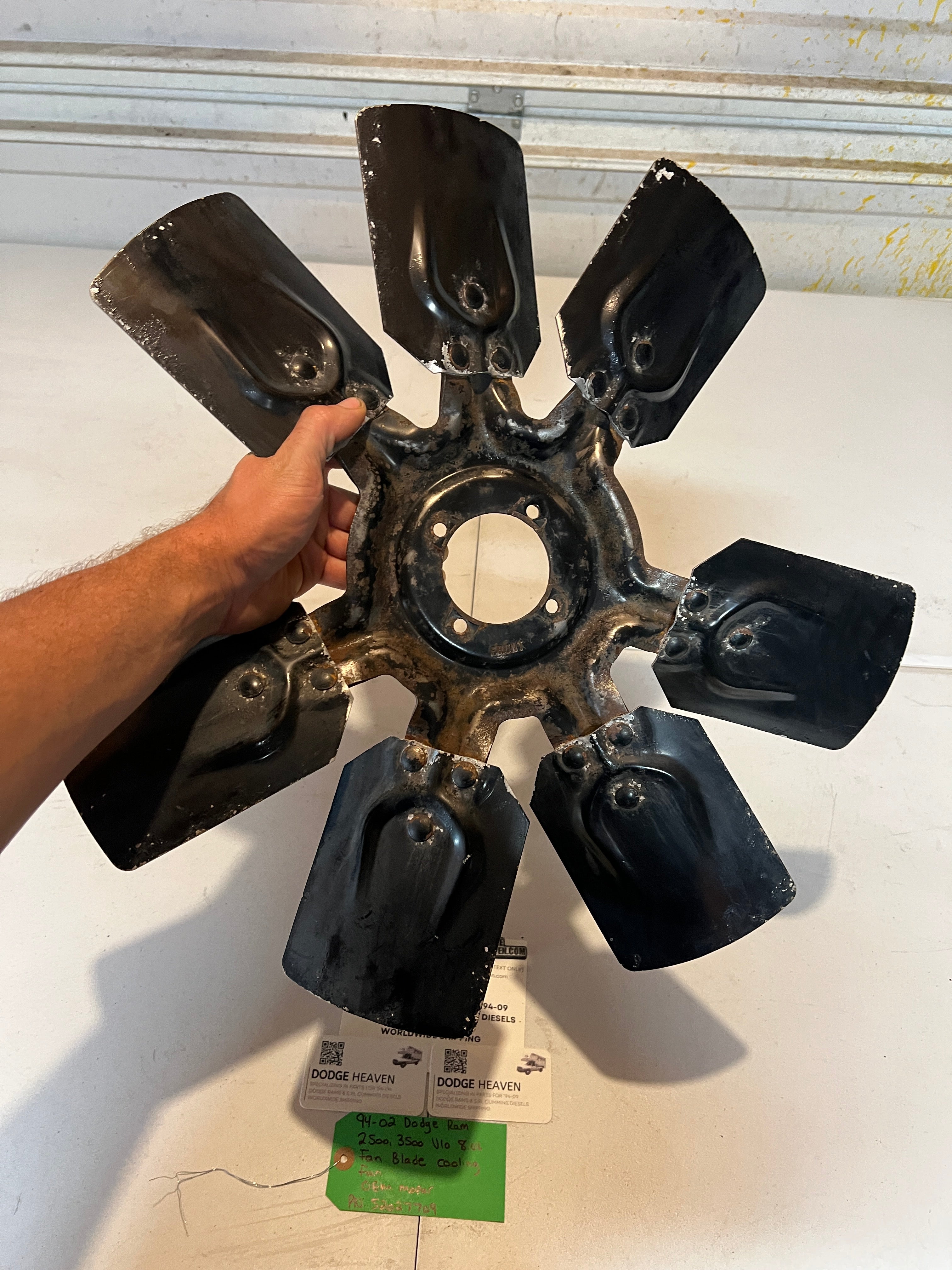 1994-2002 Dodge Ram 2500 3500 V10 8.0L Fan Blade Cooling Fan