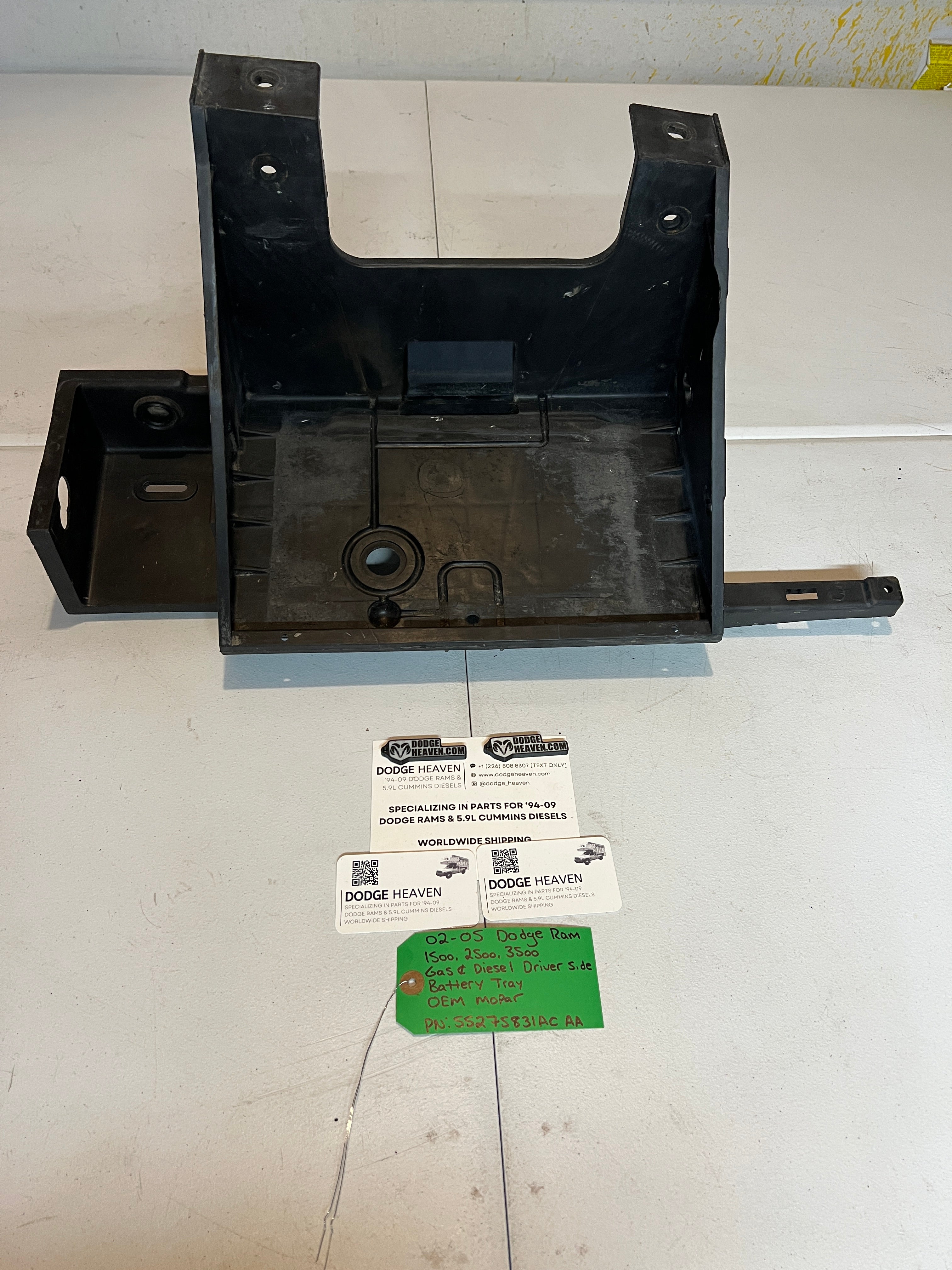 2002-2005 Dodge Ram 1500-3500 Gas & Diesel Driver Side Battery Tray