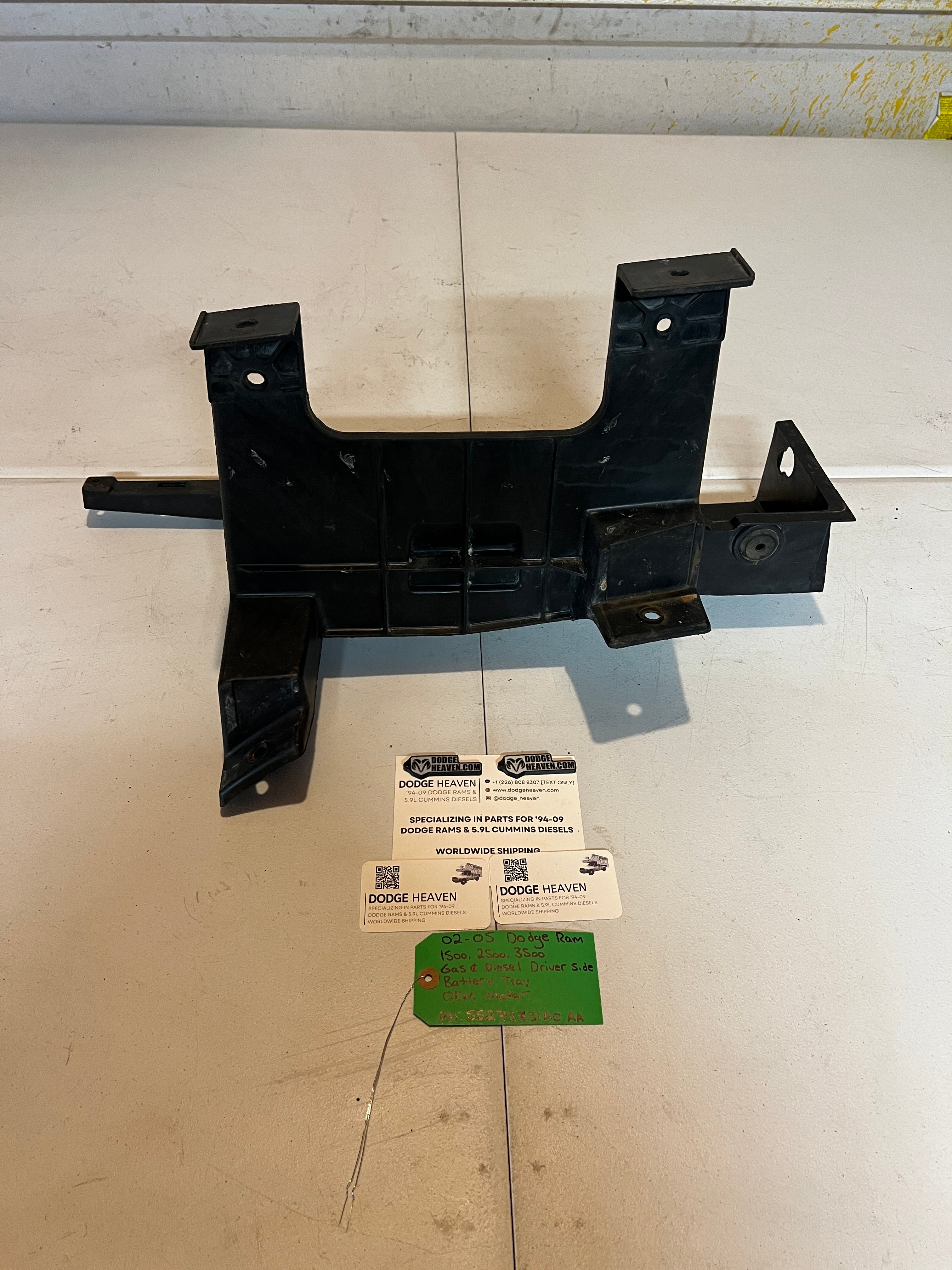 2002-2005 Dodge Ram 1500-3500 Gas & Diesel Driver Side Battery Tray