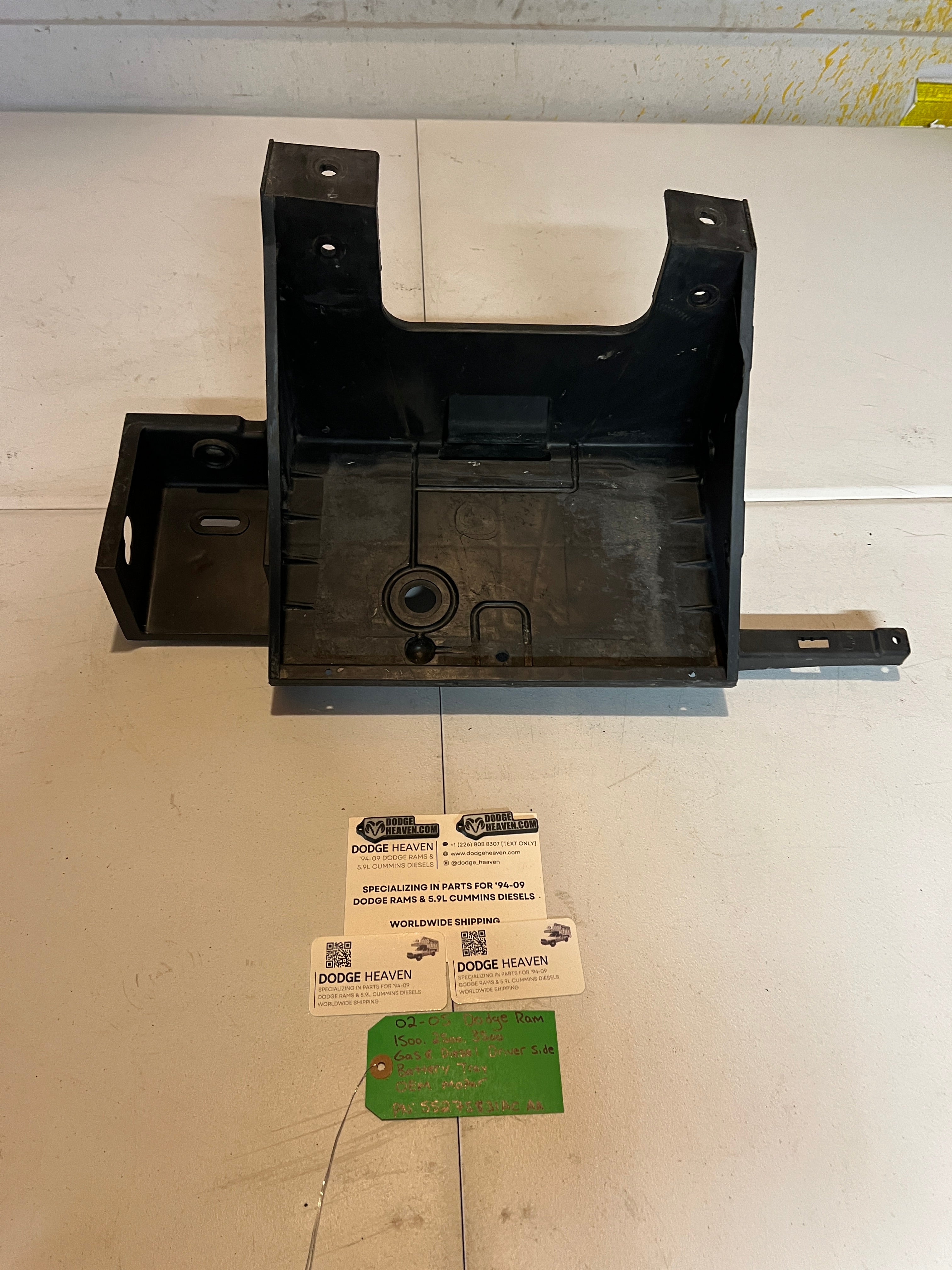 2002-2005 Dodge Ram 1500-3500 Gas & Diesel Driver Side Battery Tray