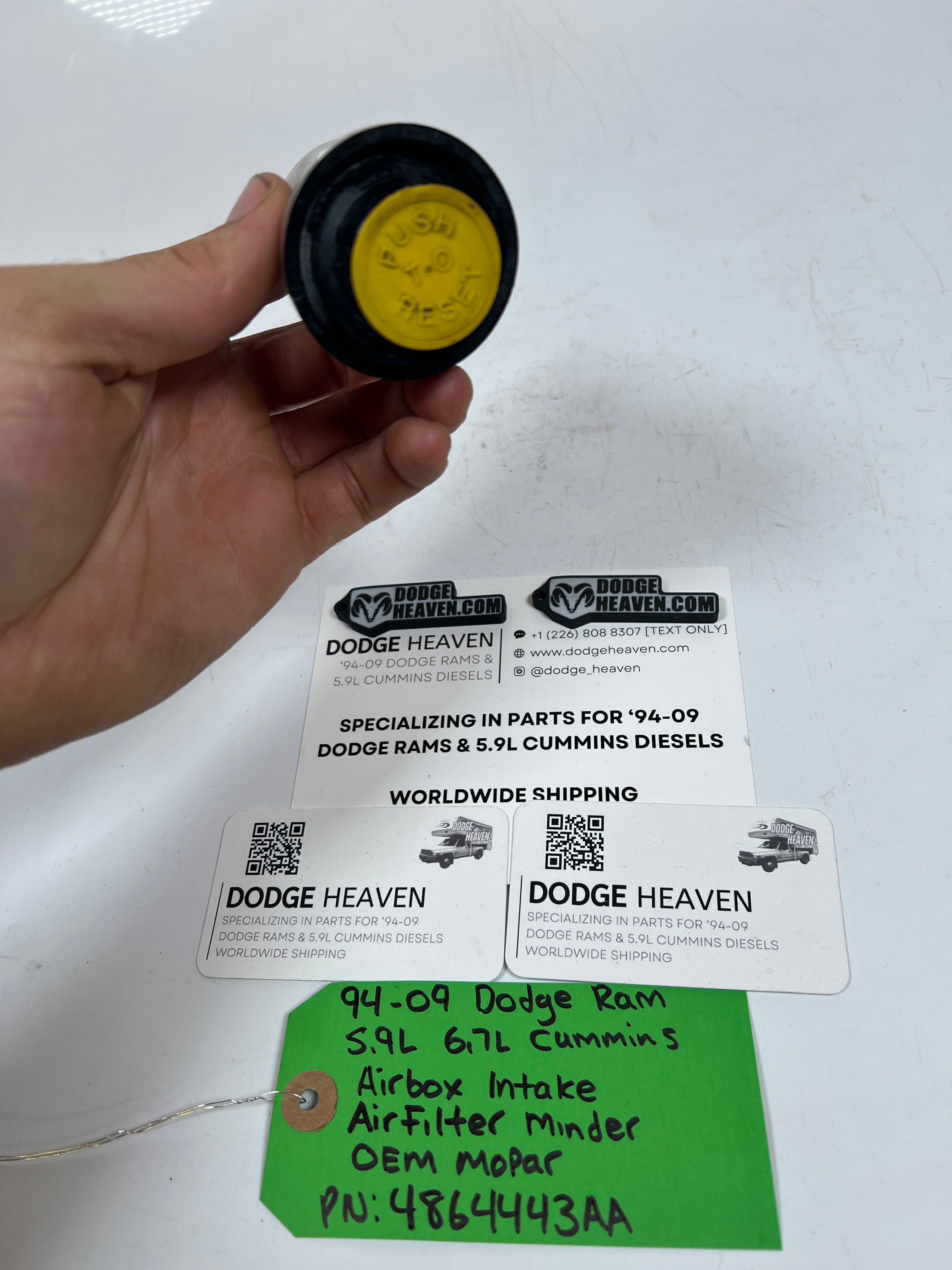 1994-2009 Dodge Ram 5.9L 6.7L Cummins Air box Intake Air Filter Minder