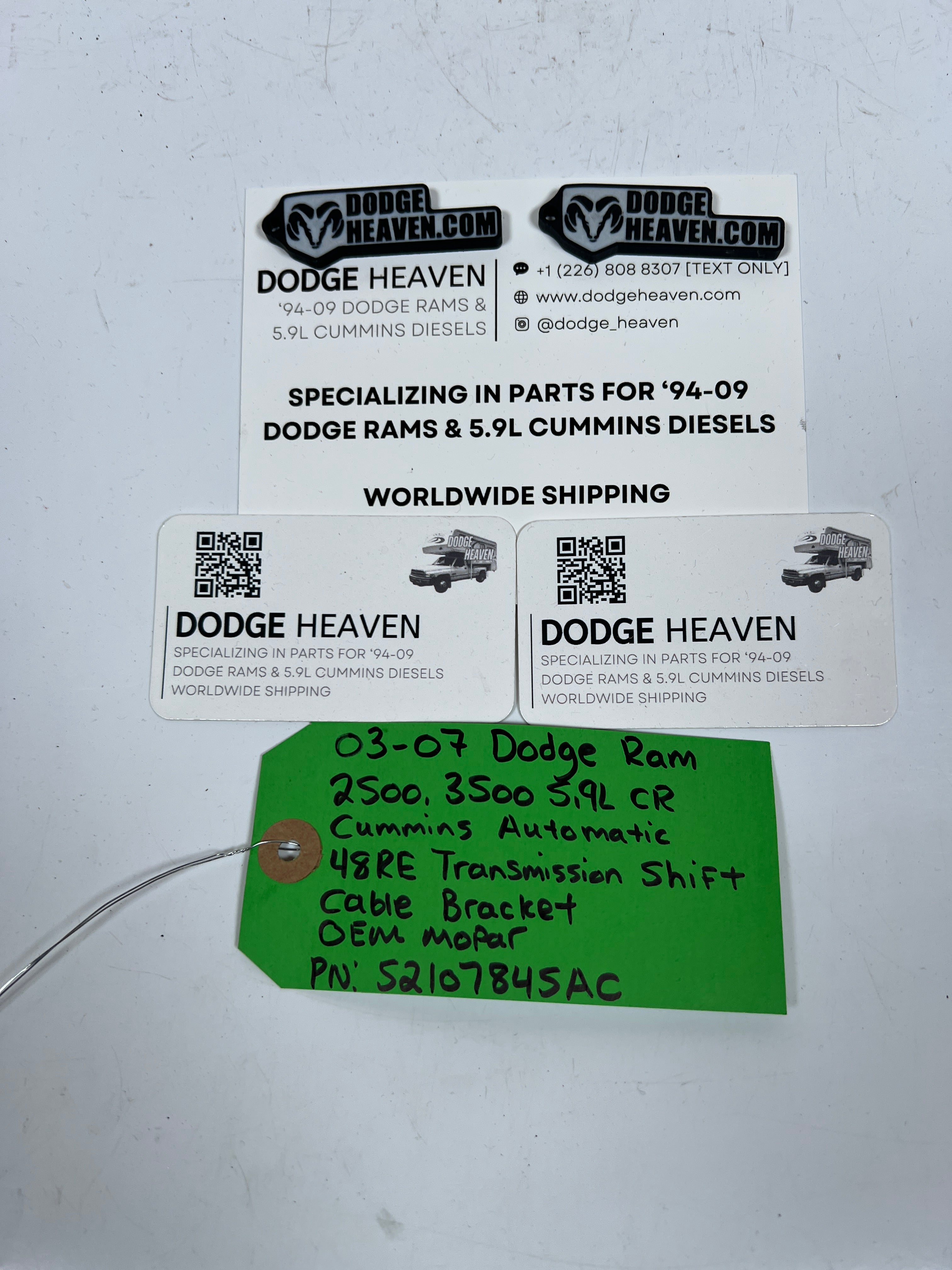 2003-2007 Dodge Ram 5.9L Cummins 48RE Transmission Shift Cable Bracket