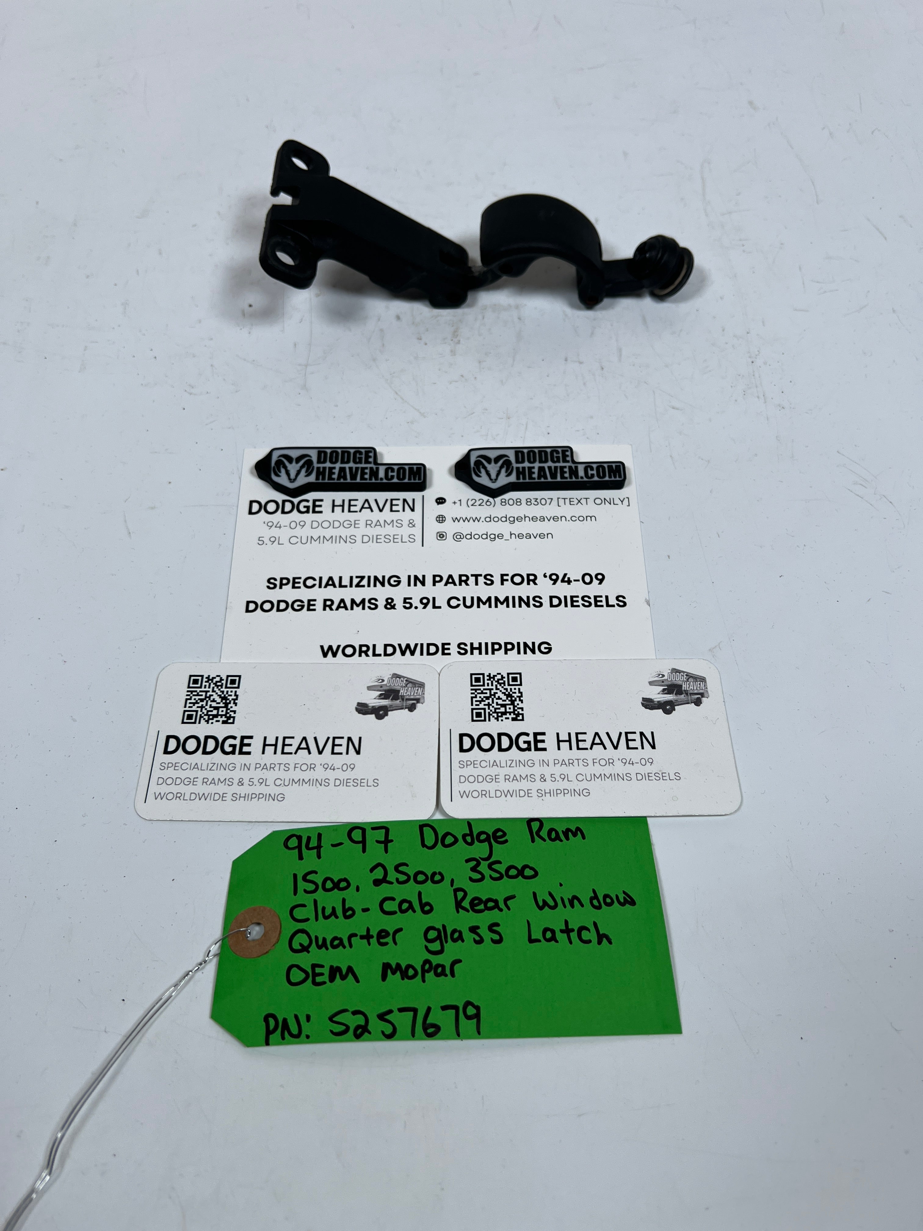 1994-1997 Dodge Ram 1500-3500 Rear Quarter Glass Latch LH or RH