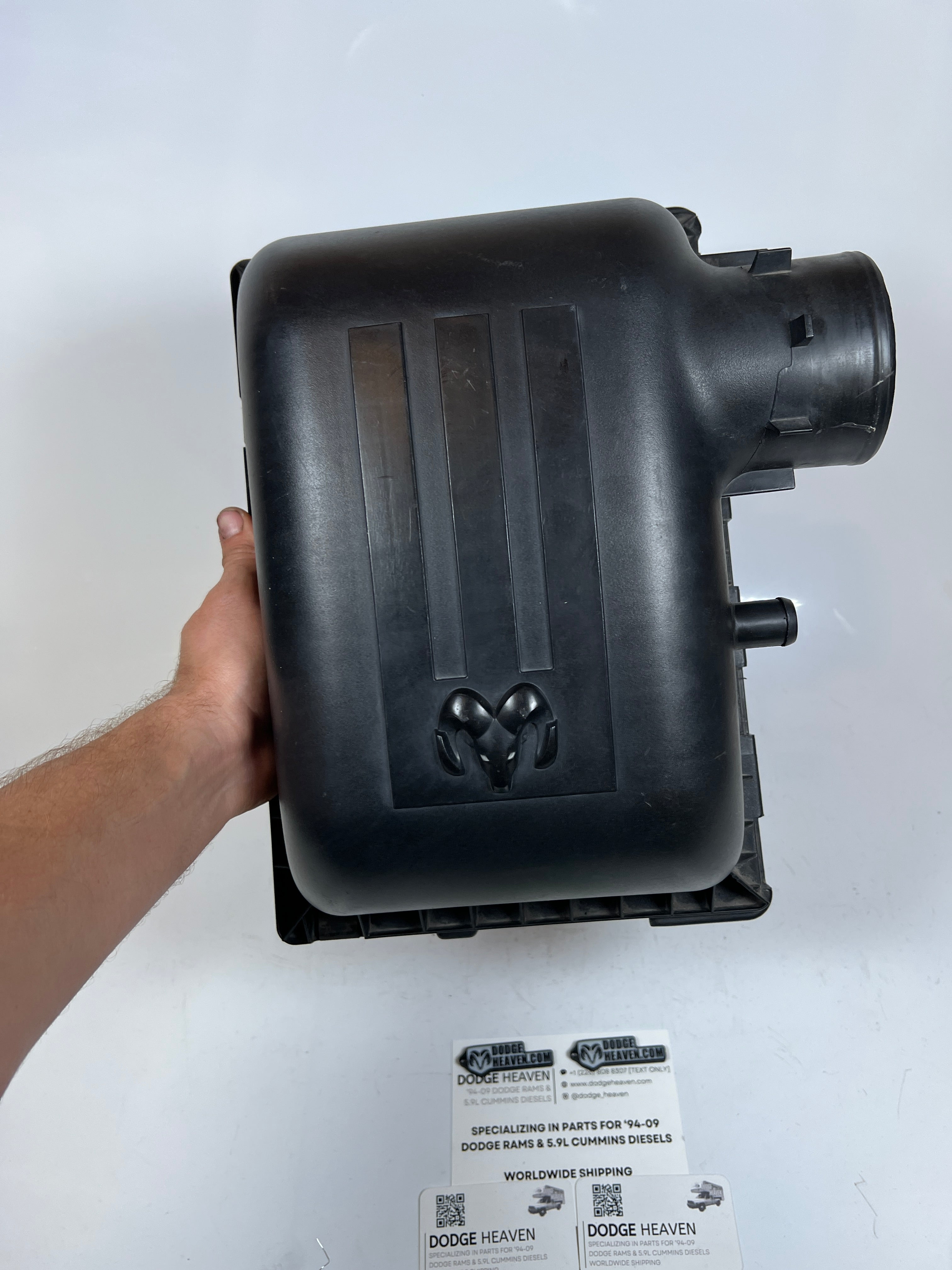 2005-2018 Dodge Ram 4.7L 5.7L Air Filter Air box Top Cover Lid W Port