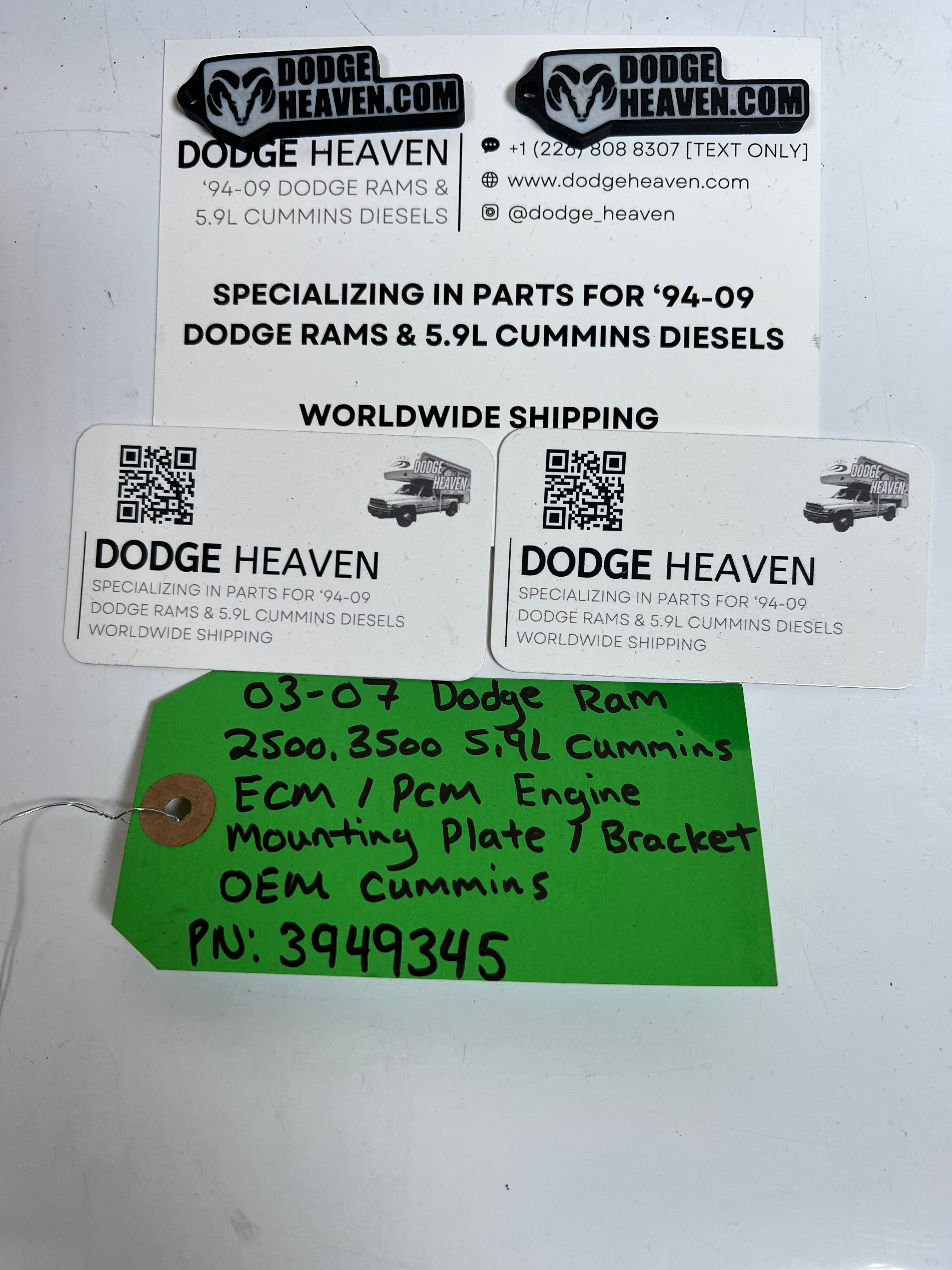 2003-2007 Dodge Ram 5.9L Cummins ECM Engine Mounting Plate / Bracket