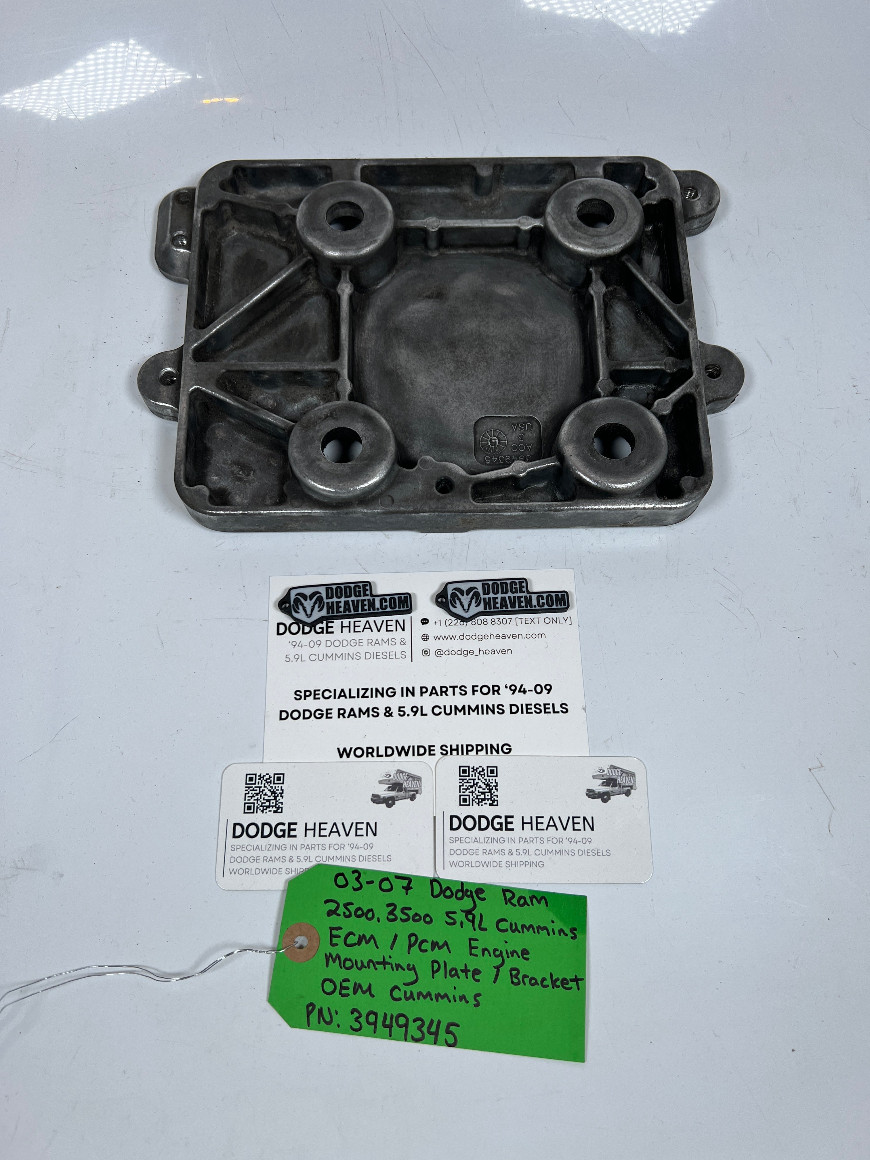 2003-2007 Dodge Ram 5.9L Cummins ECM Engine Mounting Plate / Bracket