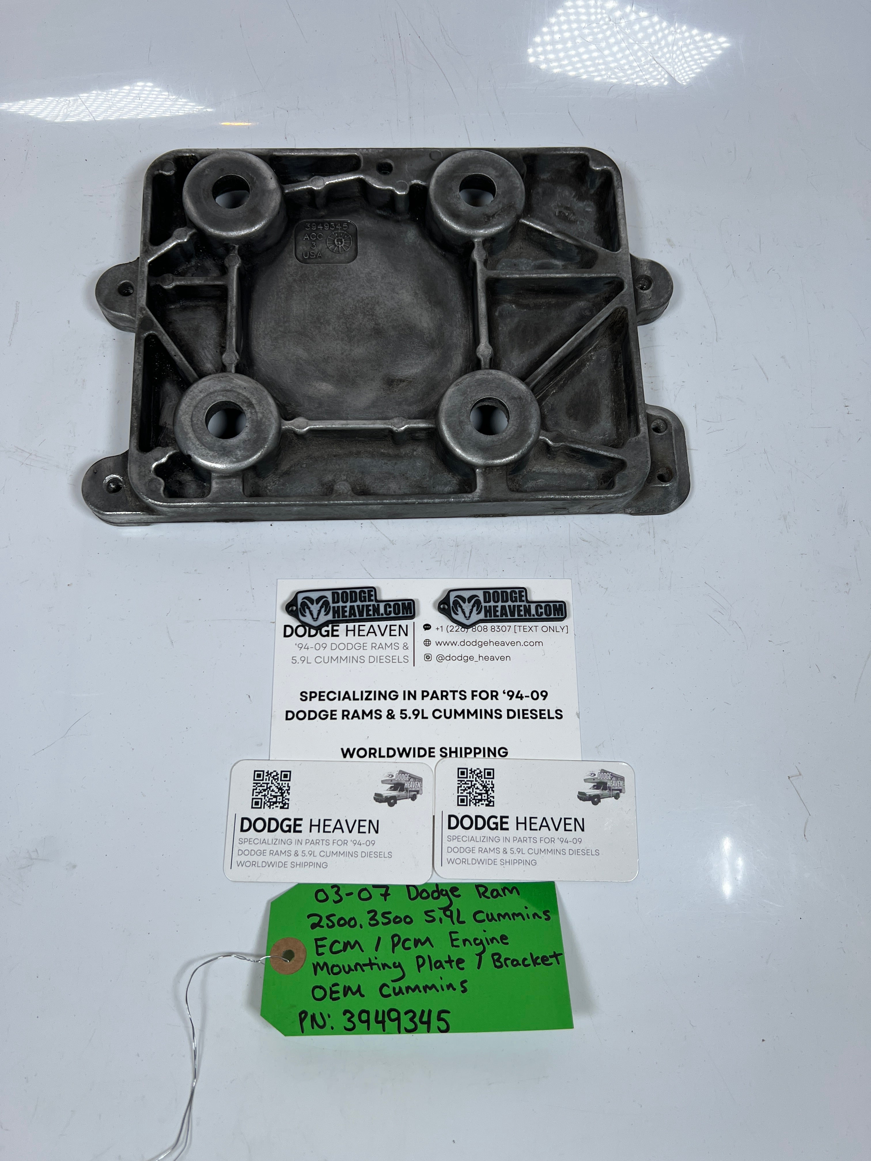 2003-2007 Dodge Ram 5.9L Cummins ECM Engine Mounting Plate / Bracket