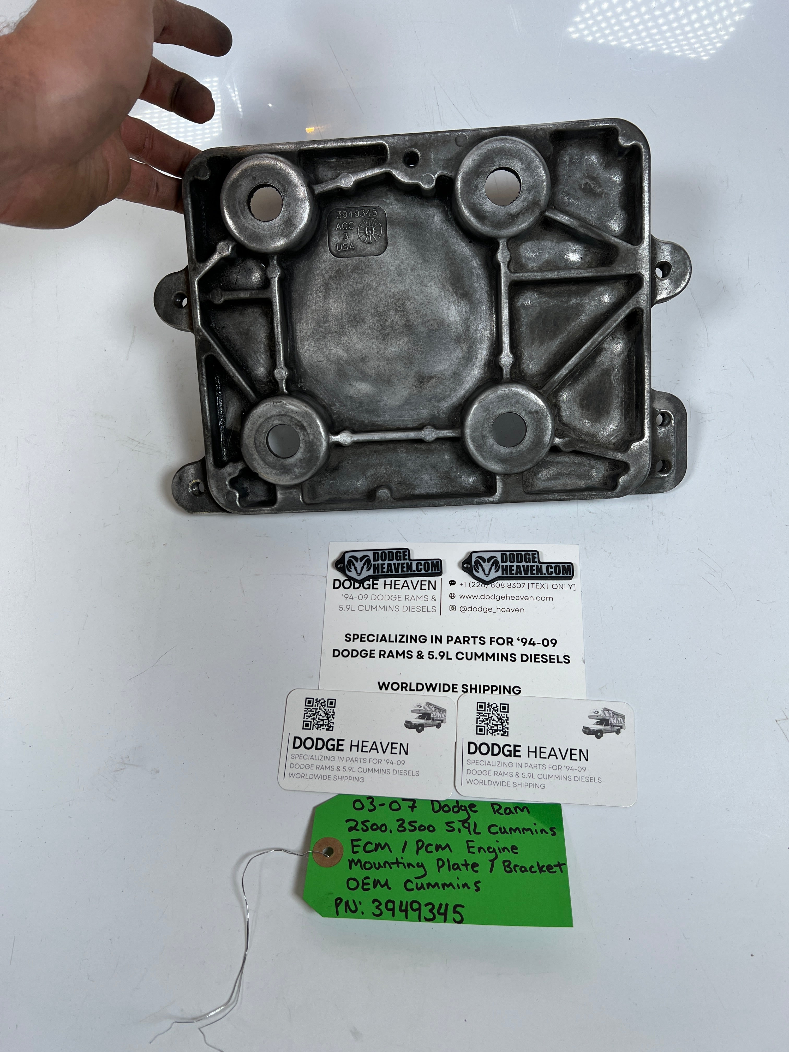 2003-2007 Dodge Ram 5.9L Cummins ECM Engine Mounting Plate / Bracket