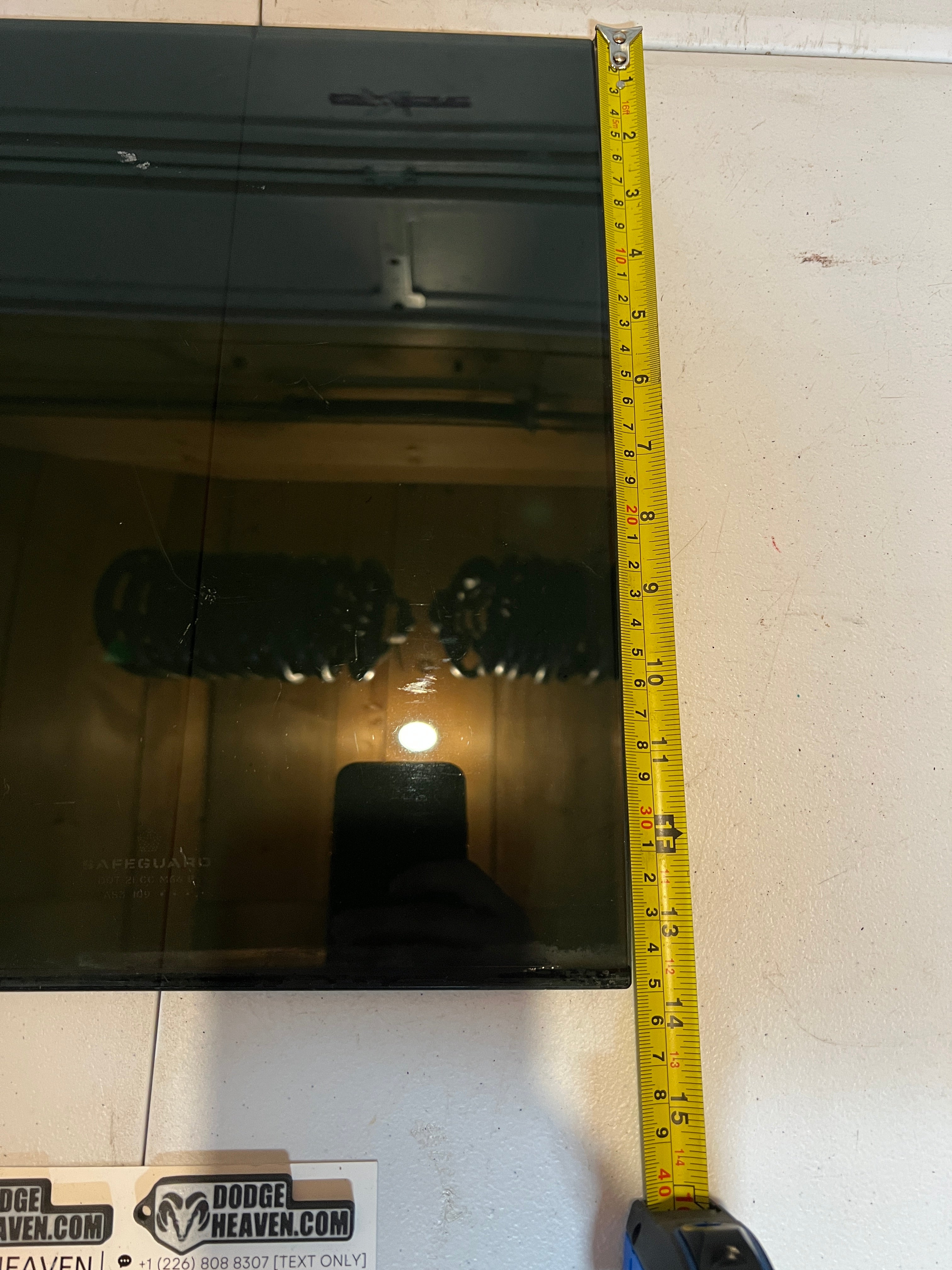 1994-2002 Dodge Ram 1500-3500 Rear Slider Sliding Window Glass Center RH