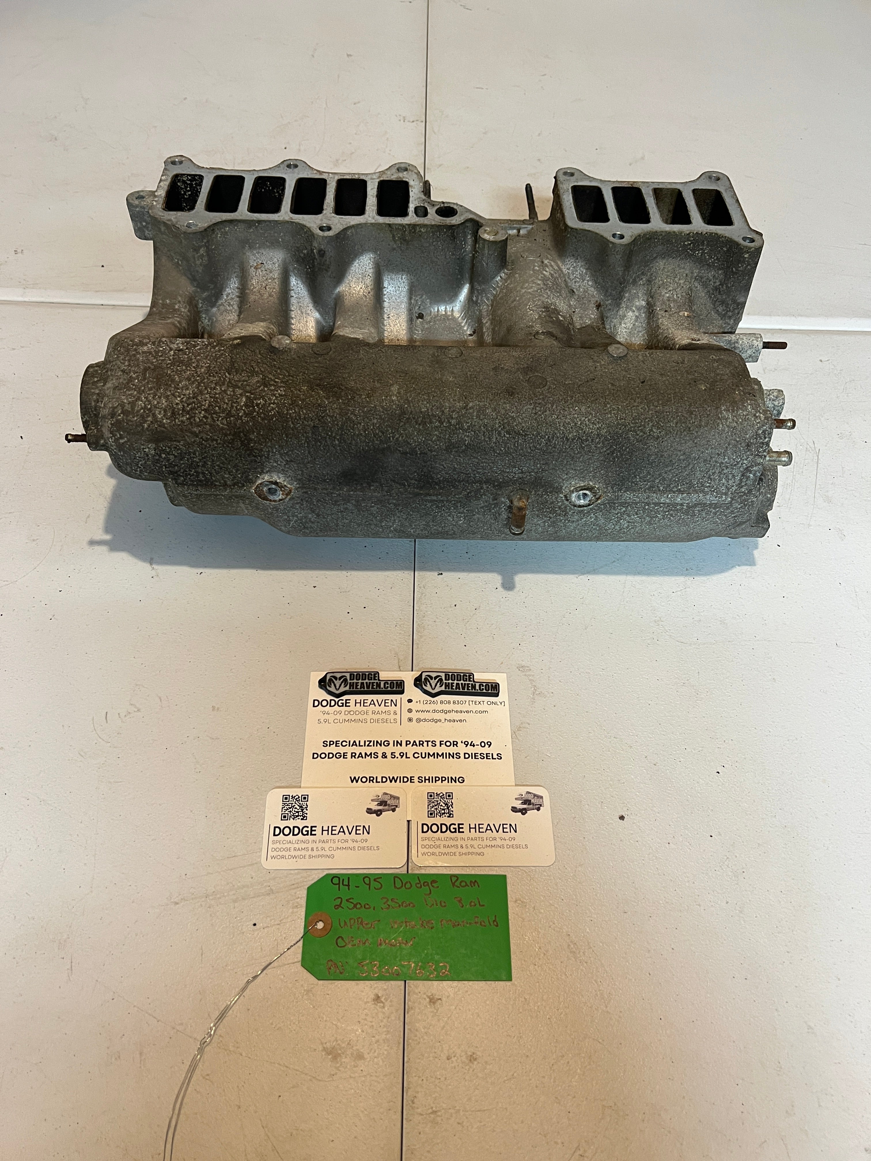 1994-1995 Dodge Ram 2500 3500 V10 8.0L Upper Intake Manifold