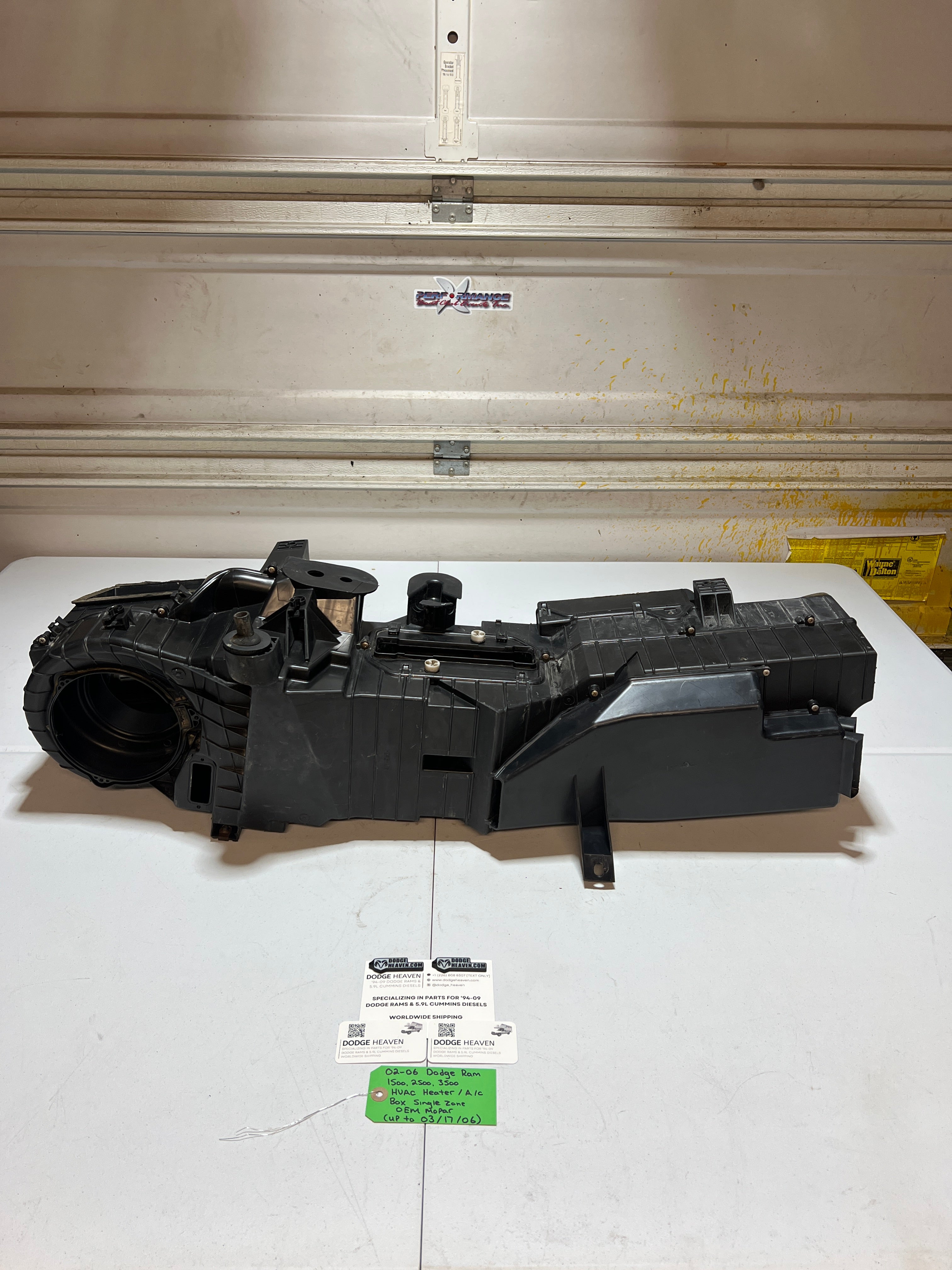 2002-2006 Dodge Ram 1500-3500 HVAC Heater A/C Box Single Zone