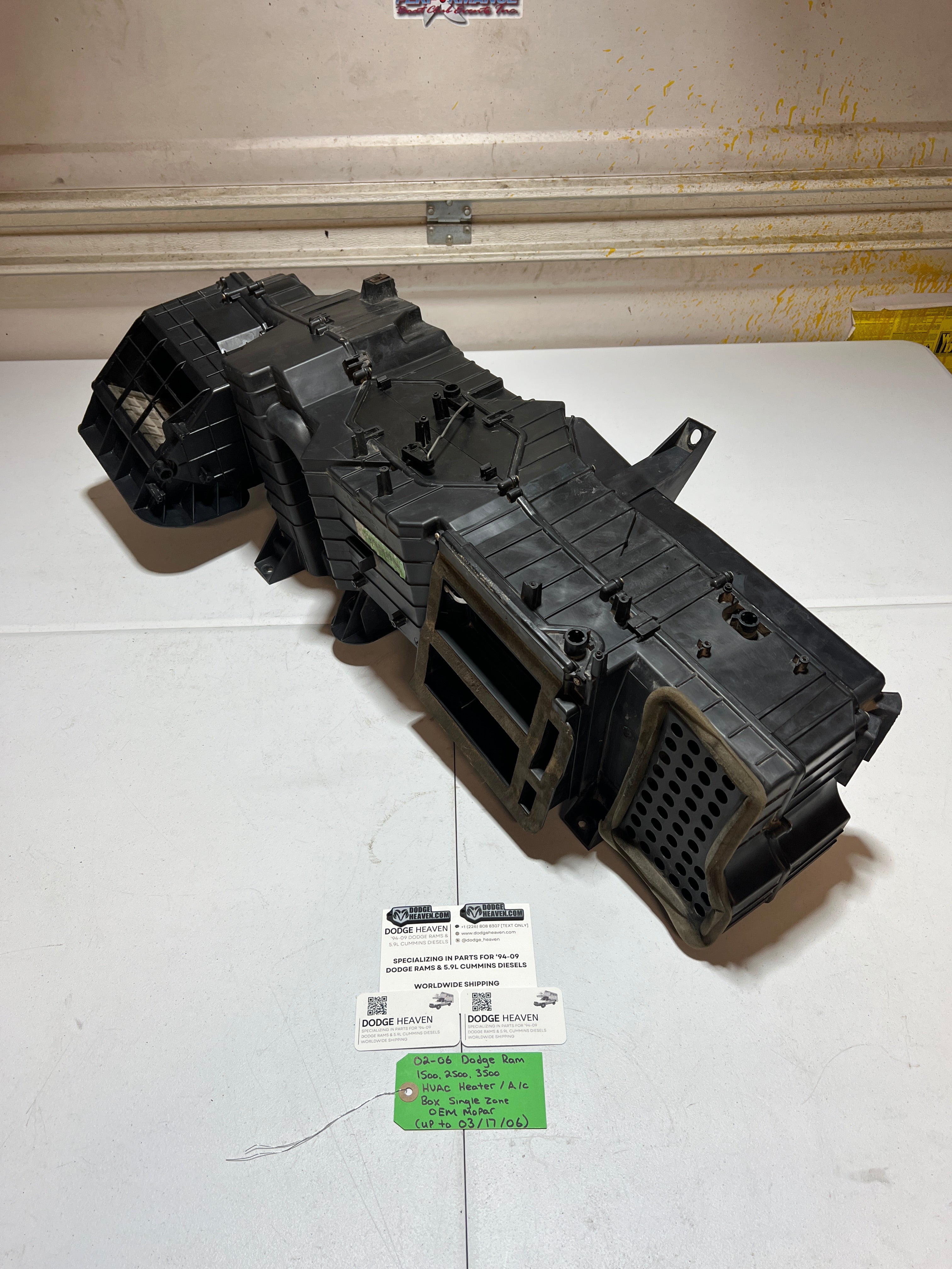 2002-2006 Dodge Ram 1500-3500 HVAC Heater A/C Box Single Zone