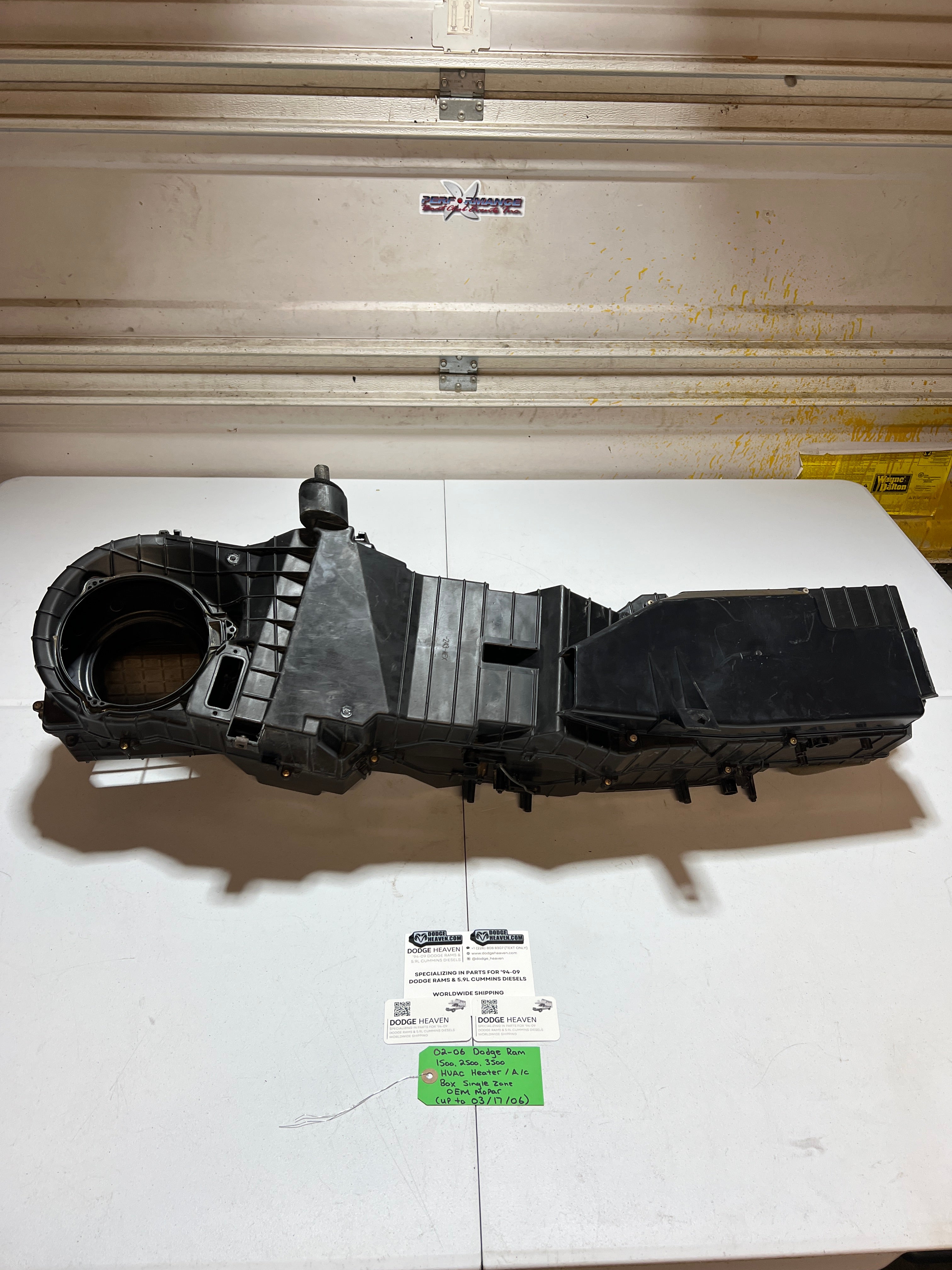 2002-2006 Dodge Ram 1500-3500 HVAC Heater A/C Box Single Zone
