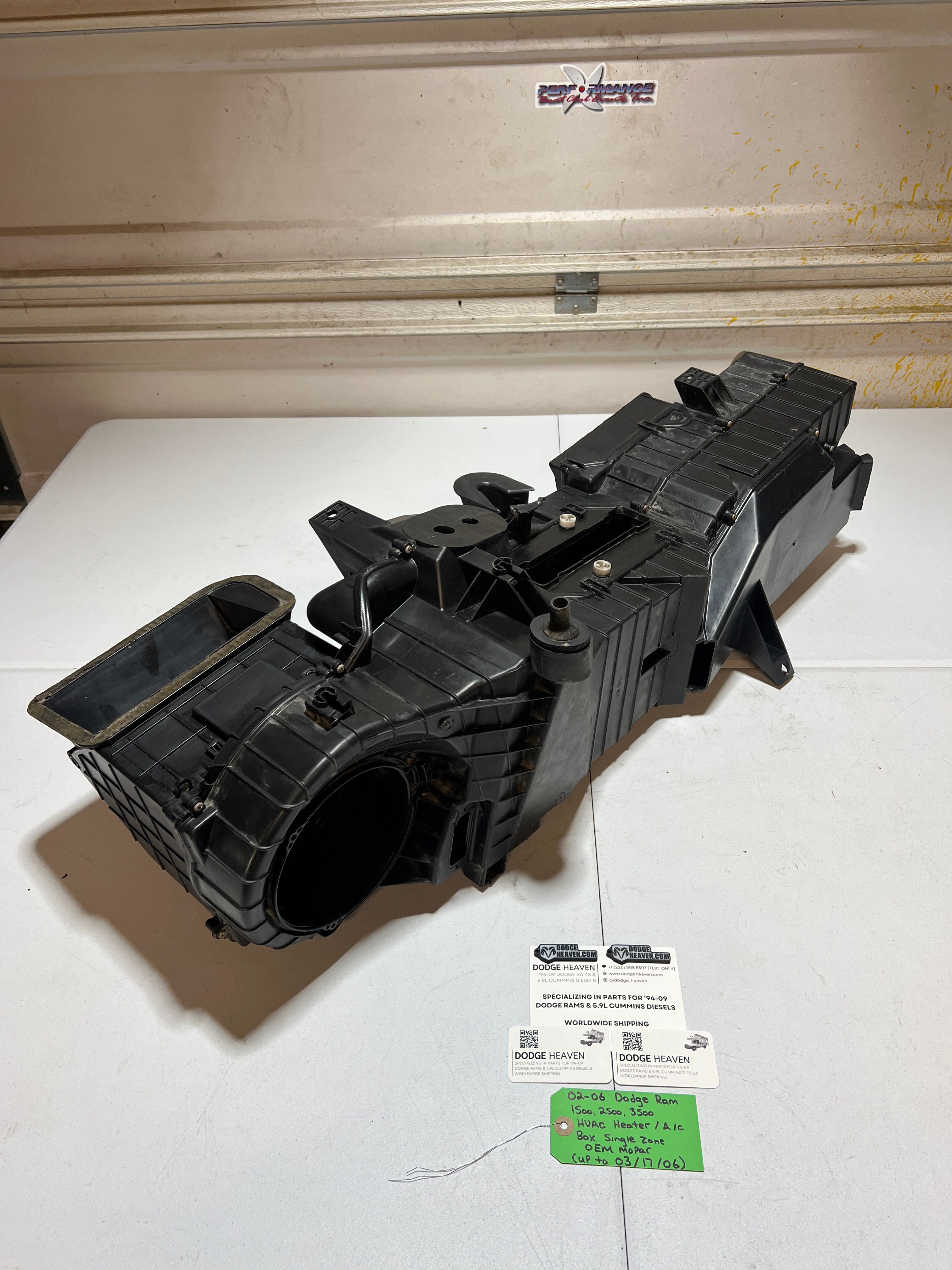 2002-2006 Dodge Ram 1500-3500 HVAC Heater A/C Box Single Zone