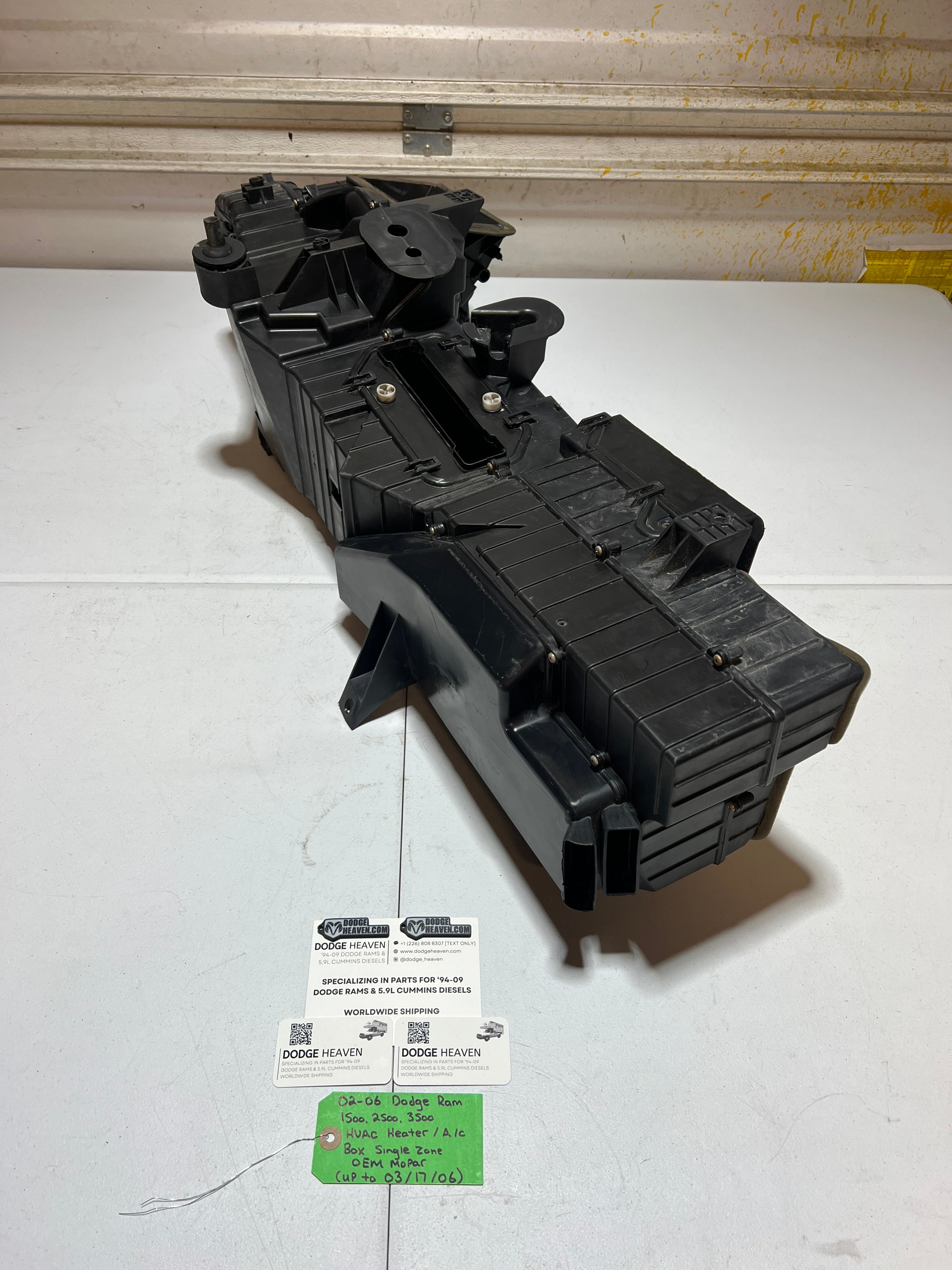 2002-2006 Dodge Ram 1500-3500 HVAC Heater A/C Box Single Zone
