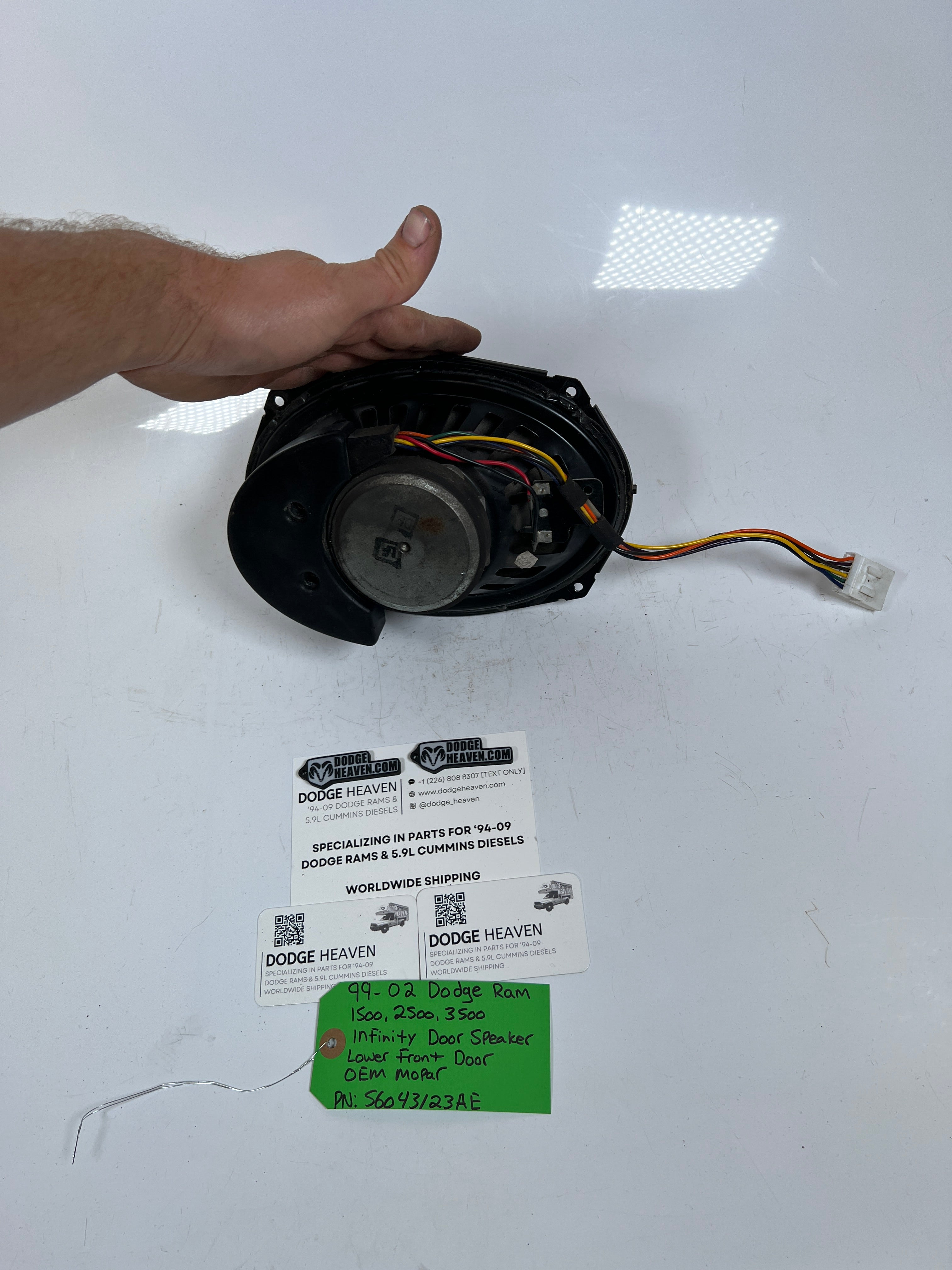 1999-2002 Dodge Ram Infinity Door Speaker Lower Front Door