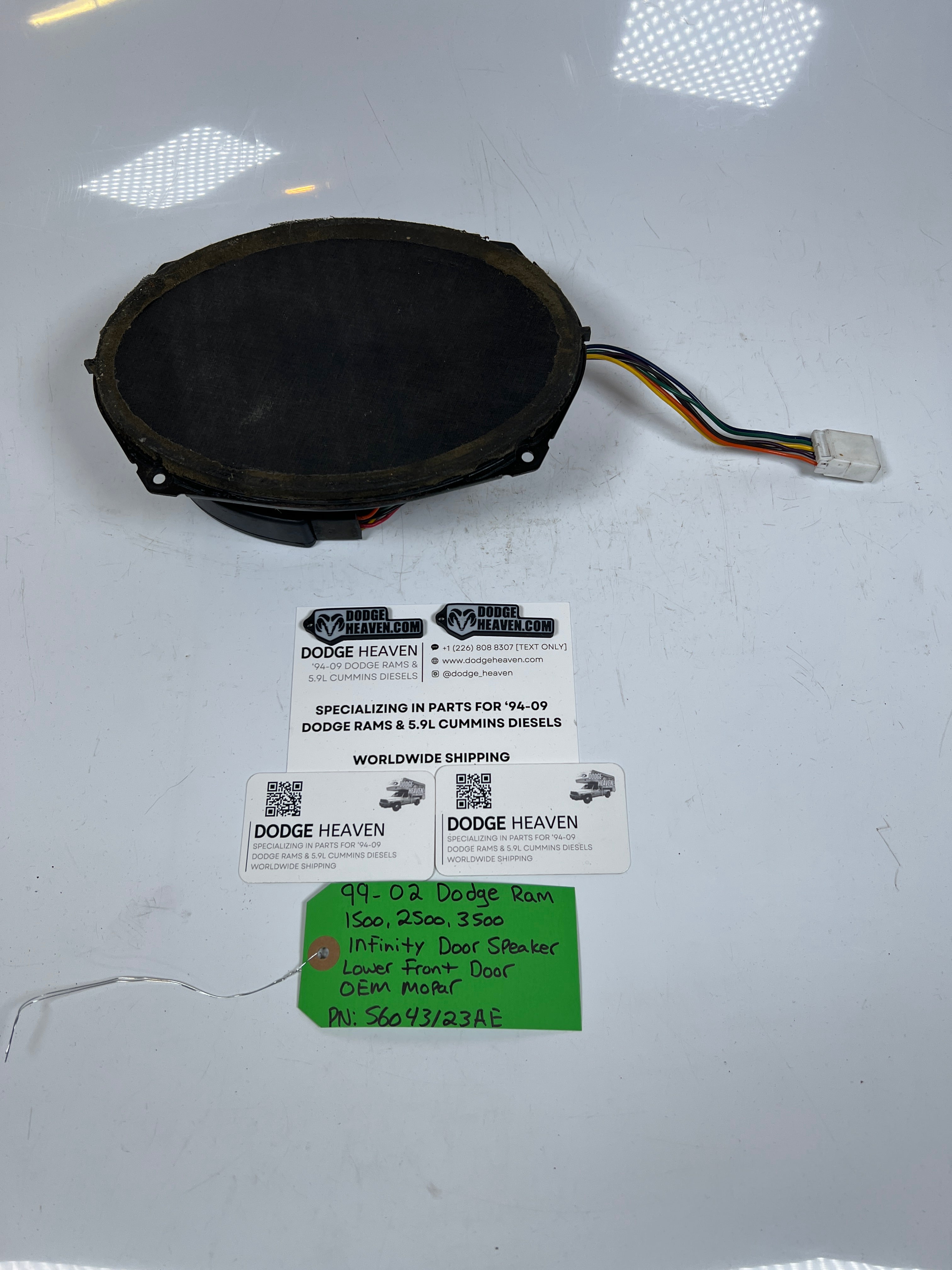 1999-2002 Dodge Ram Infinity Door Speaker Lower Front Door