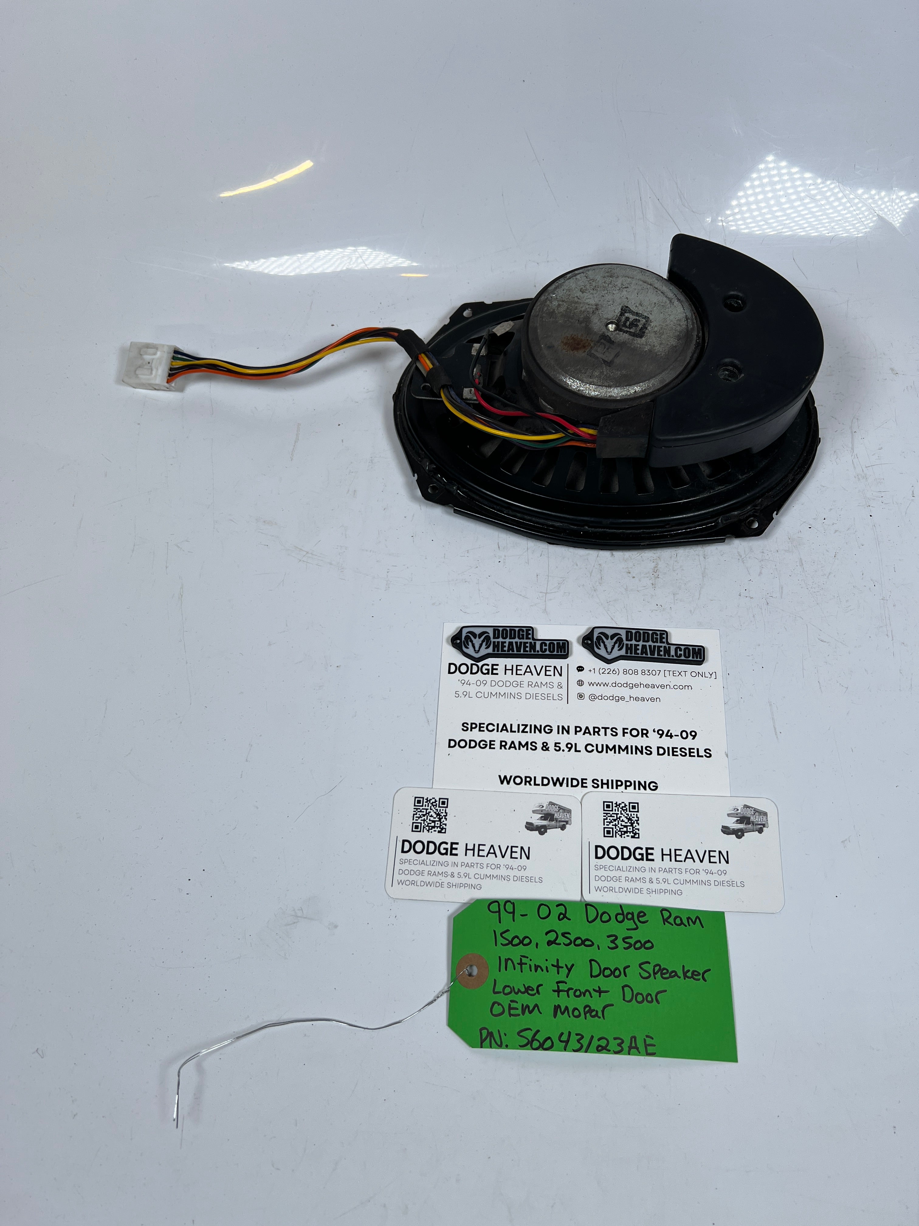1999-2002 Dodge Ram Infinity Door Speaker Lower Front Door