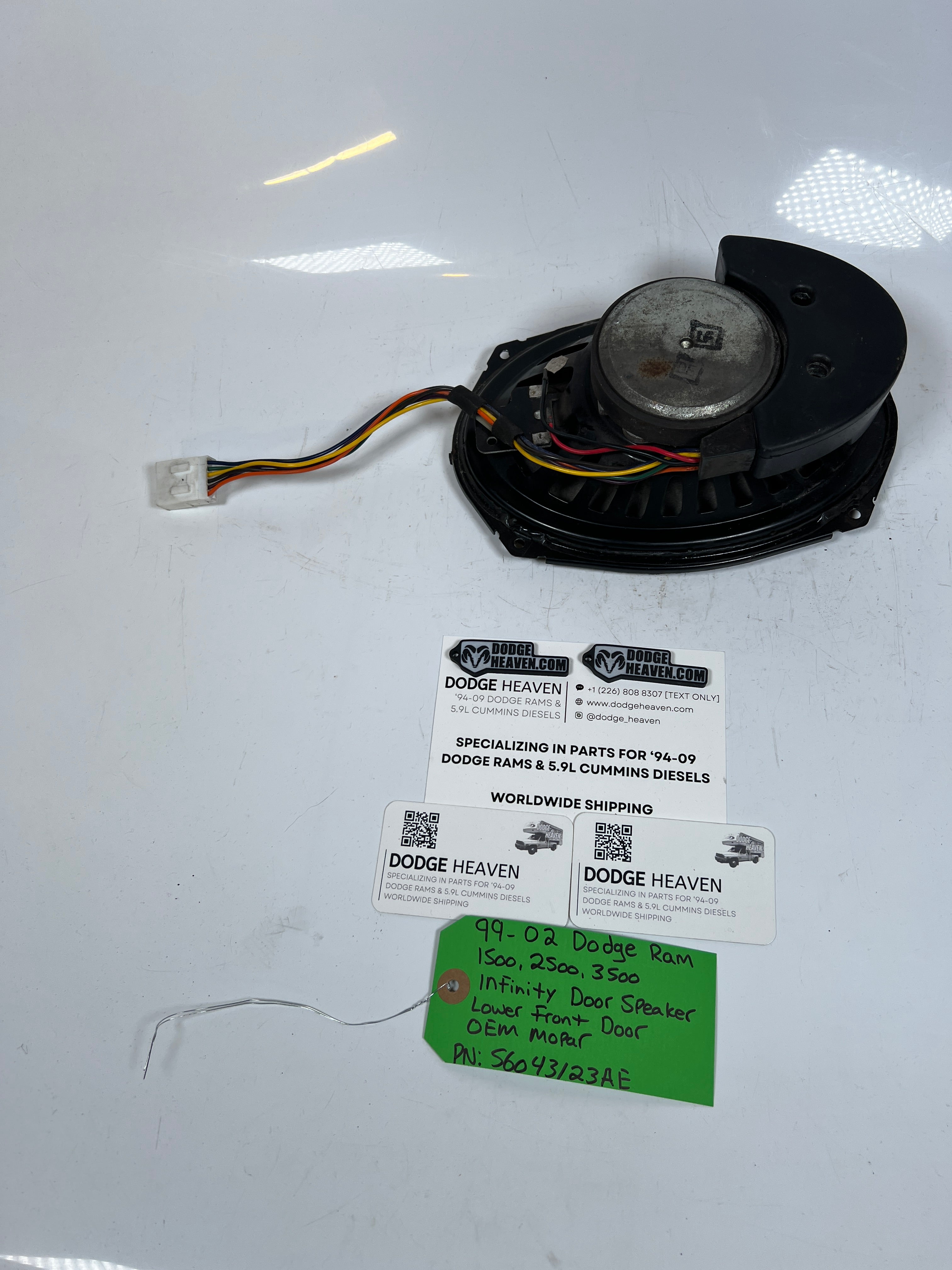1999-2002 Dodge Ram Infinity Door Speaker Lower Front Door