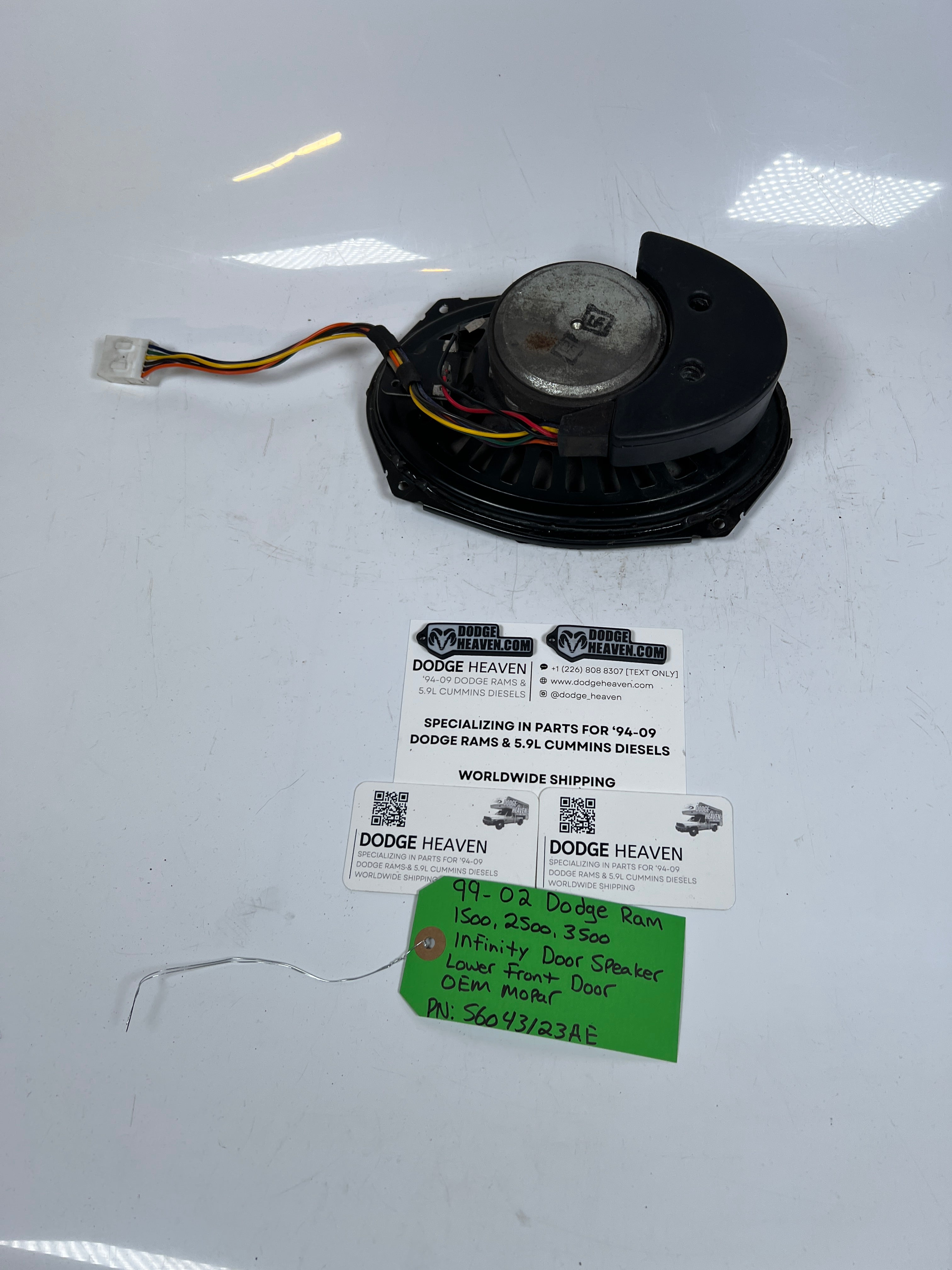 1999-2002 Dodge Ram Infinity Door Speaker Lower Front Door