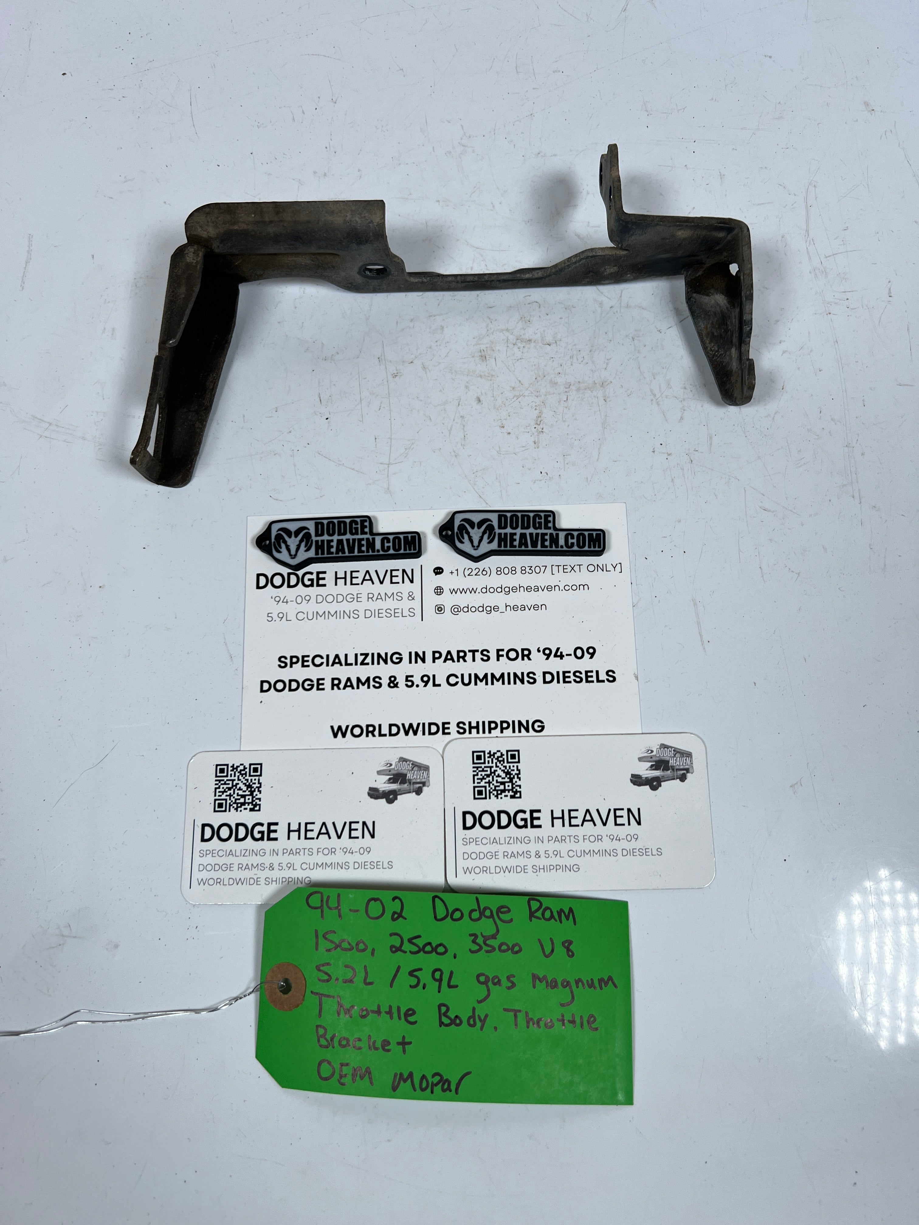 1994-2002 Dodge Ram 1500-3500 5,2L 5.9L Magnum Gas Throttle Body Bracket