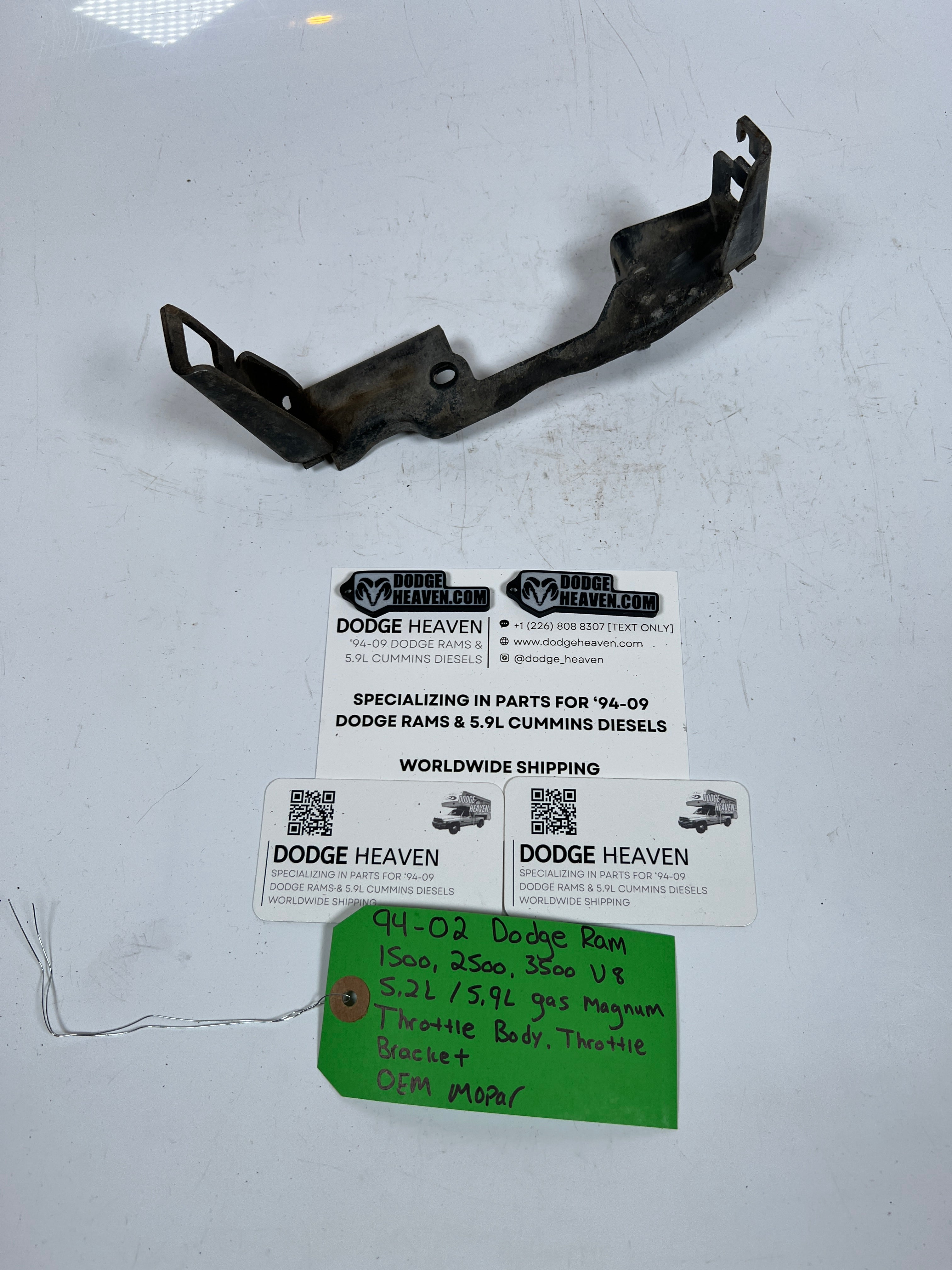1994-2002 Dodge Ram 1500-3500 5,2L 5.9L Magnum Gas Throttle Body Bracket