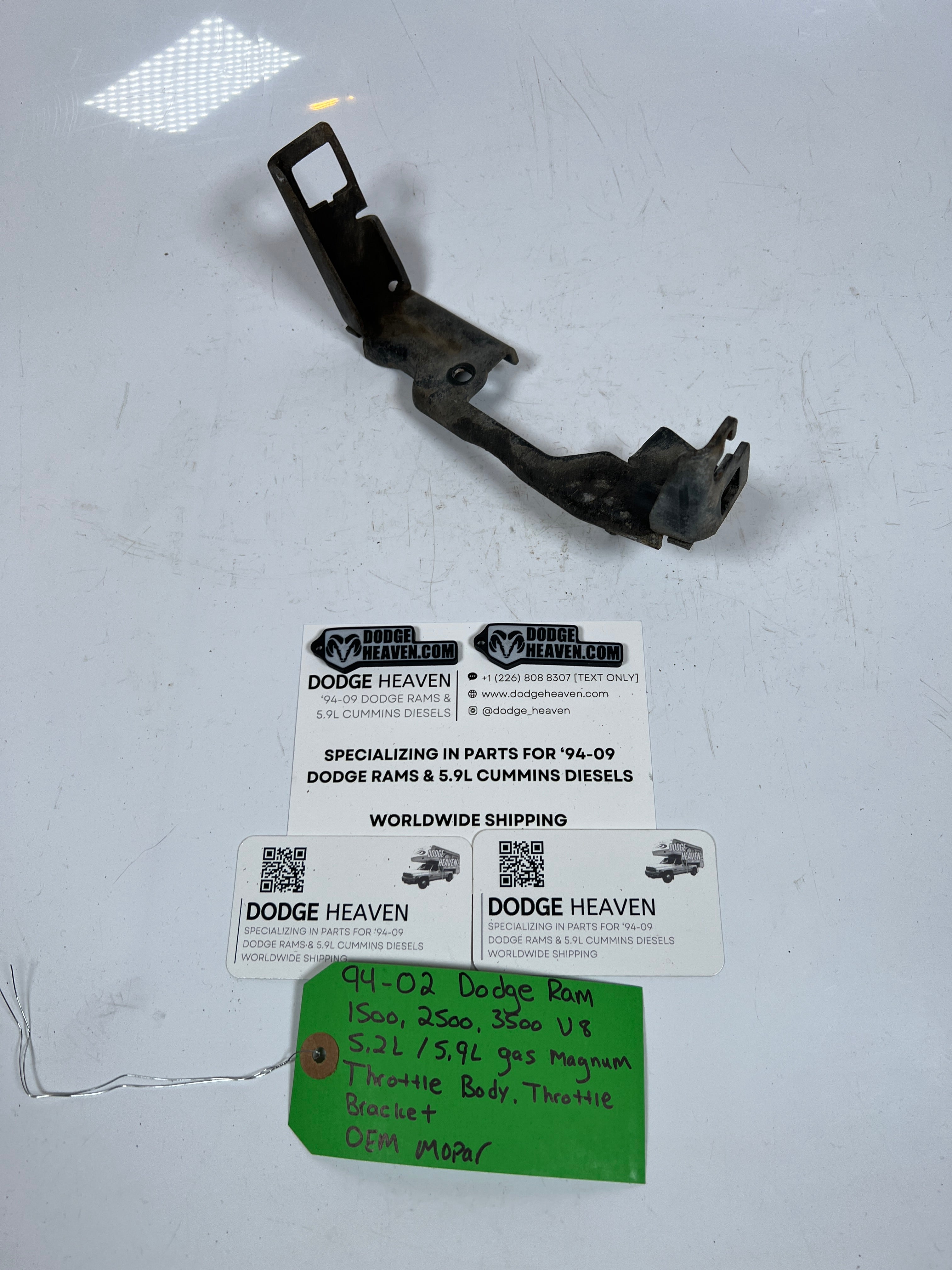 1994-2002 Dodge Ram 1500-3500 5,2L 5.9L Magnum Gas Throttle Body Bracket