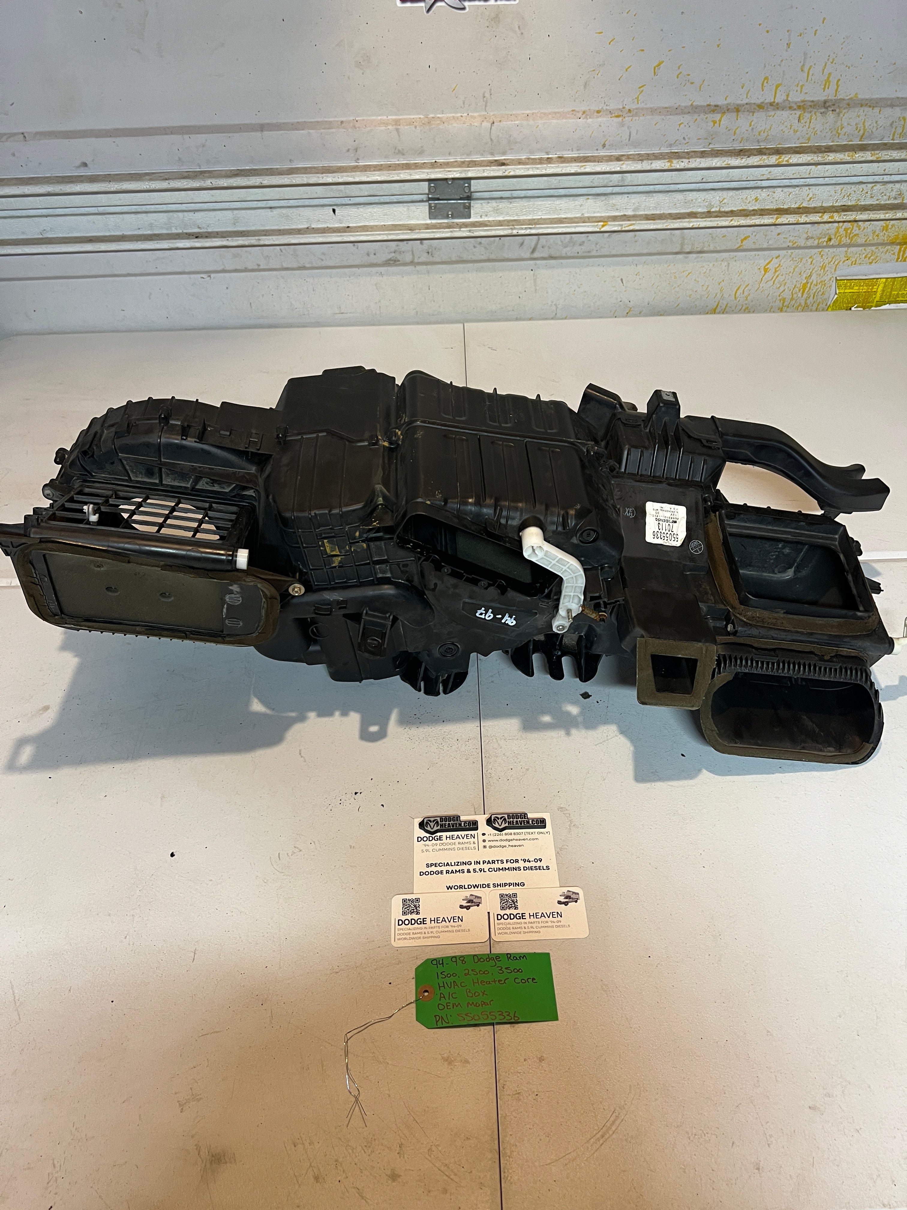 1994-1997 Dodge Ram 1500-3500 HVAC Heater Core A/C Box